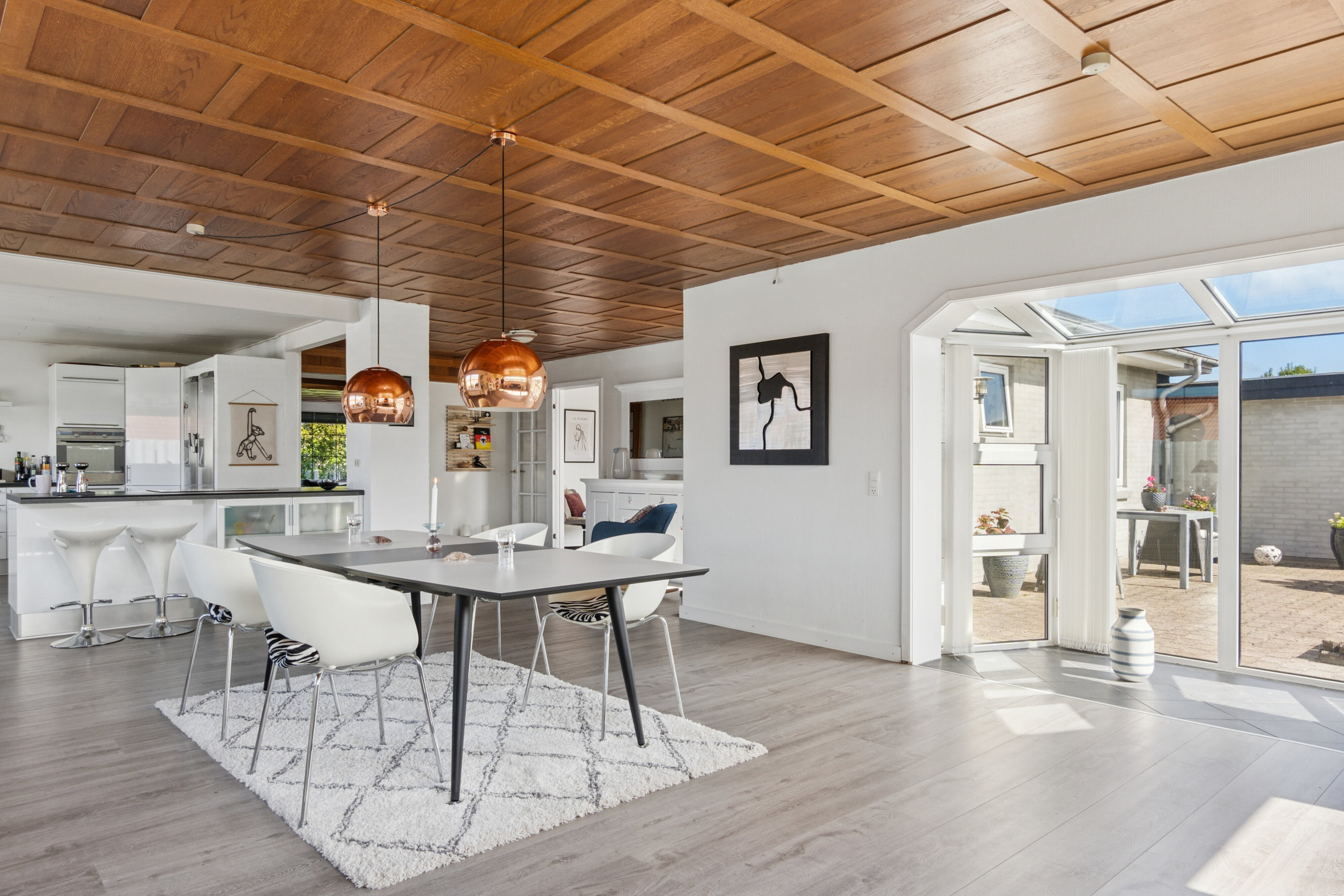 Fremhævet spisestue billede i fuldskærmstilstand. Billede af Fresiavænget 2, 7730 Hanstholm