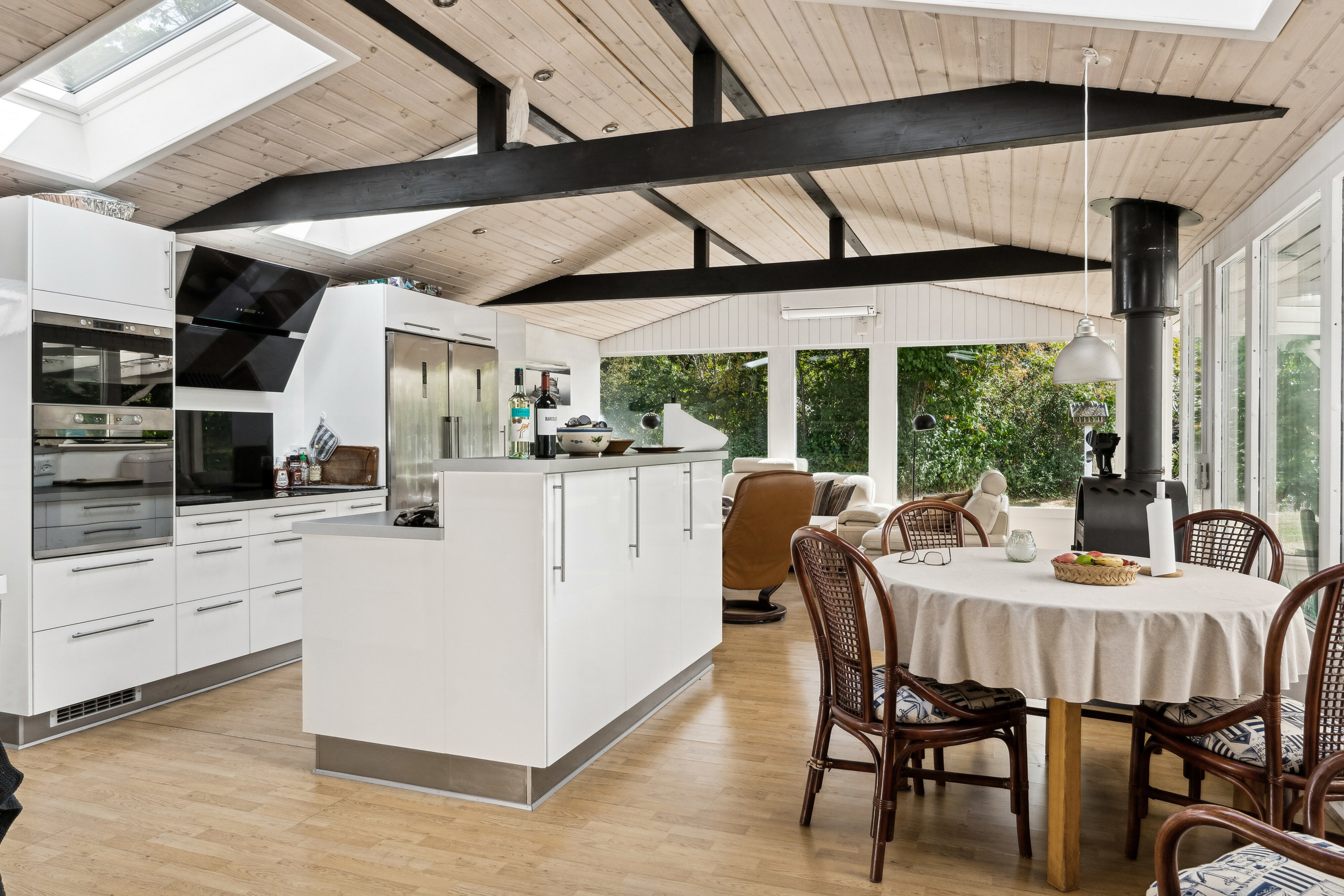 Fremhævet køkken billede i fuldskærmstilstand. Billede af Drosselholm Skovvej 55, Nygård, 4500 Nykøbing Sj