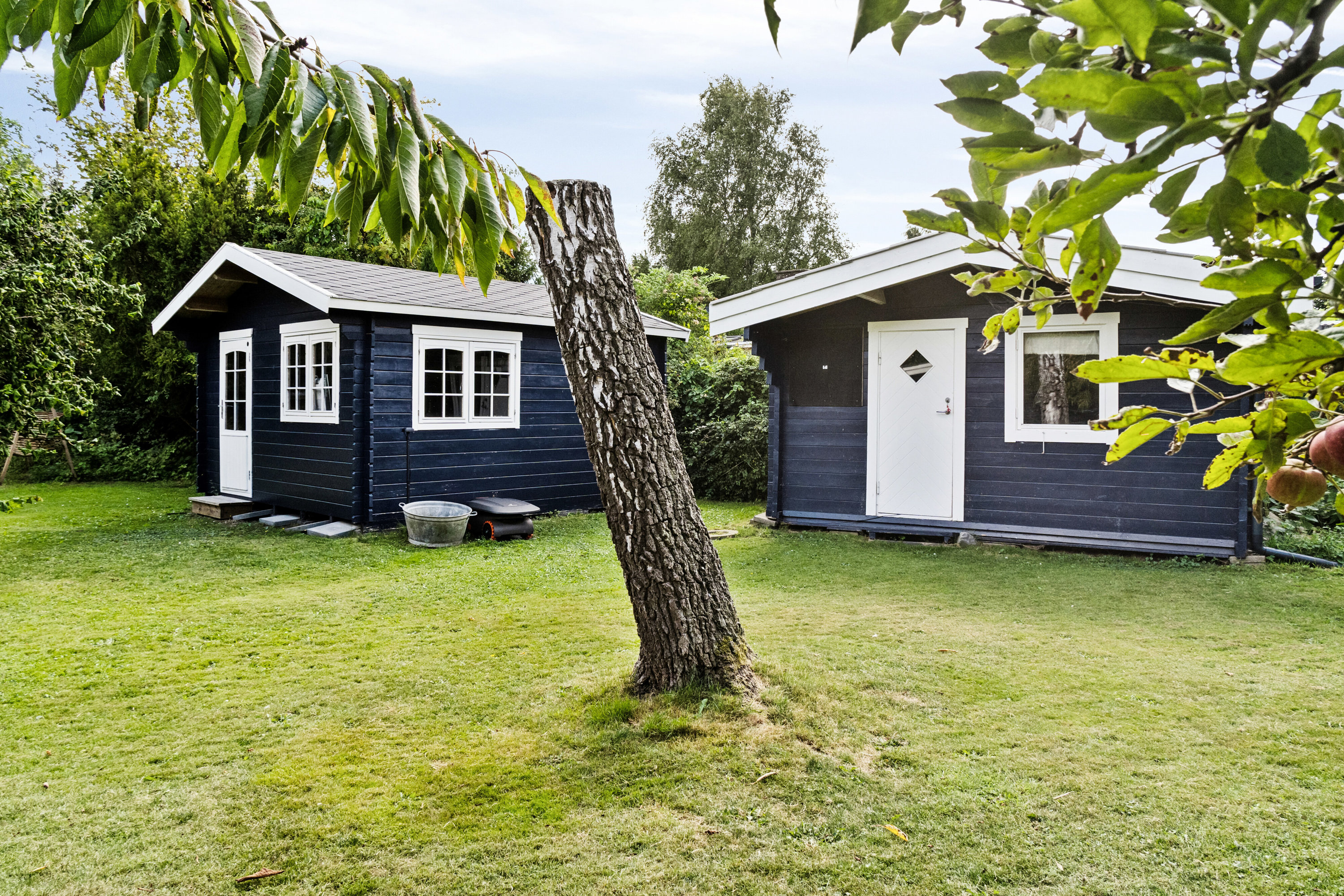 Fremhævet set fra haven billede i fuldskærmstilstand. Billede af Drosselholm Skovvej 55, Nygård, 4500 Nykøbing Sj