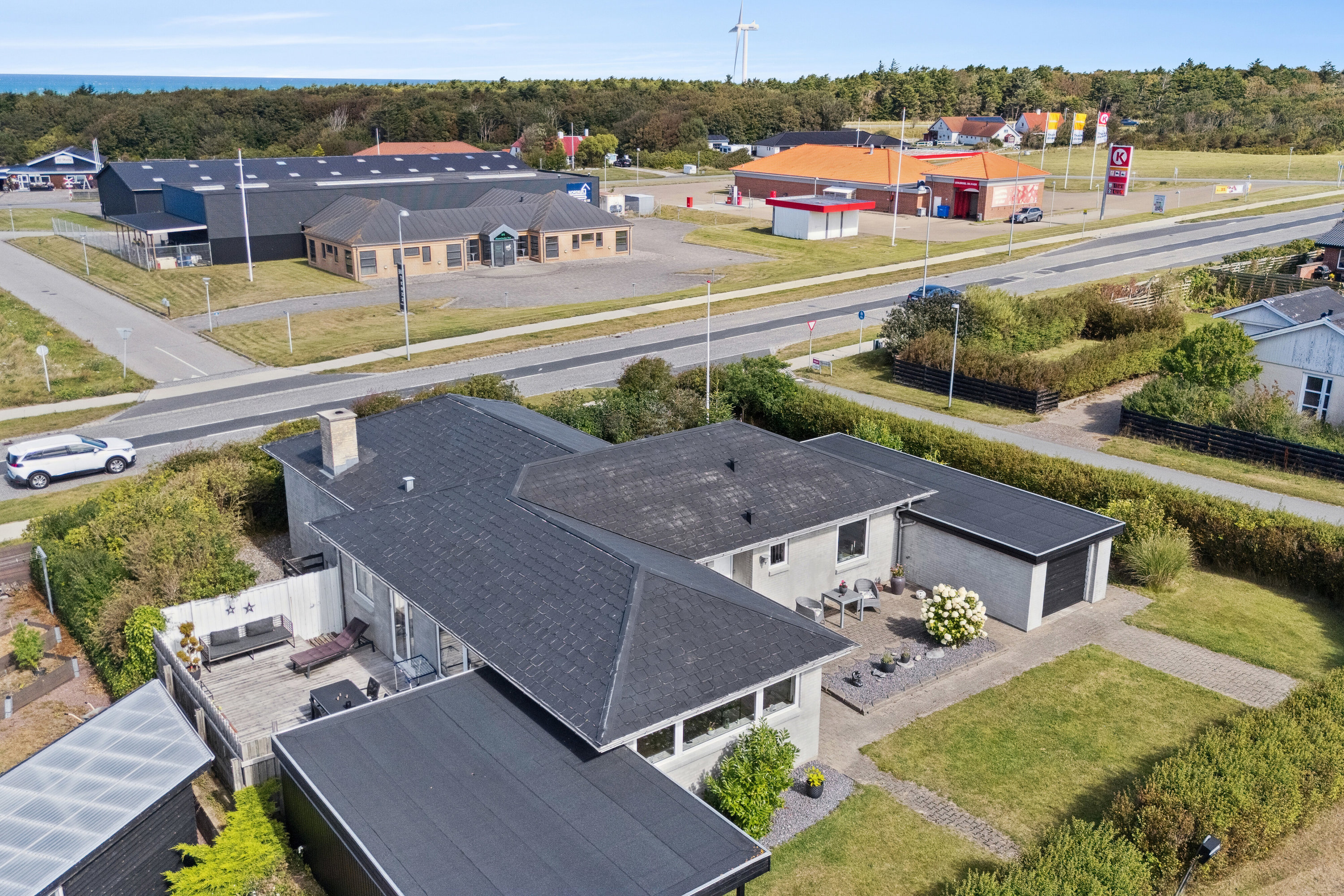 Fremhævet udsigt fra toppen billede i fuldskærmstilstand. Billede af Fresiavænget 2, 7730 Hanstholm