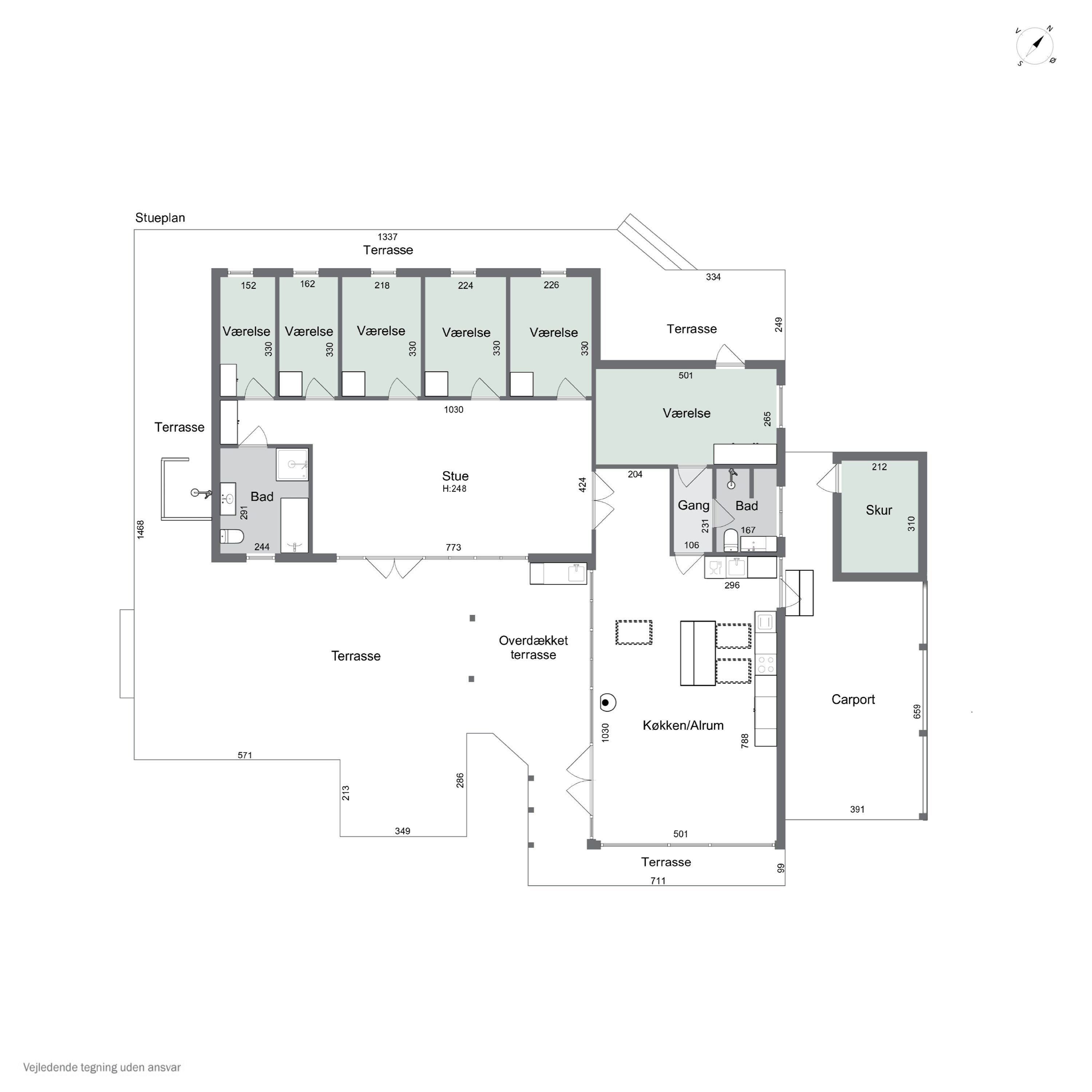 Plantegninger billede af Drosselholm Skovvej 55, Nygård, 4500 Nykøbing Sj