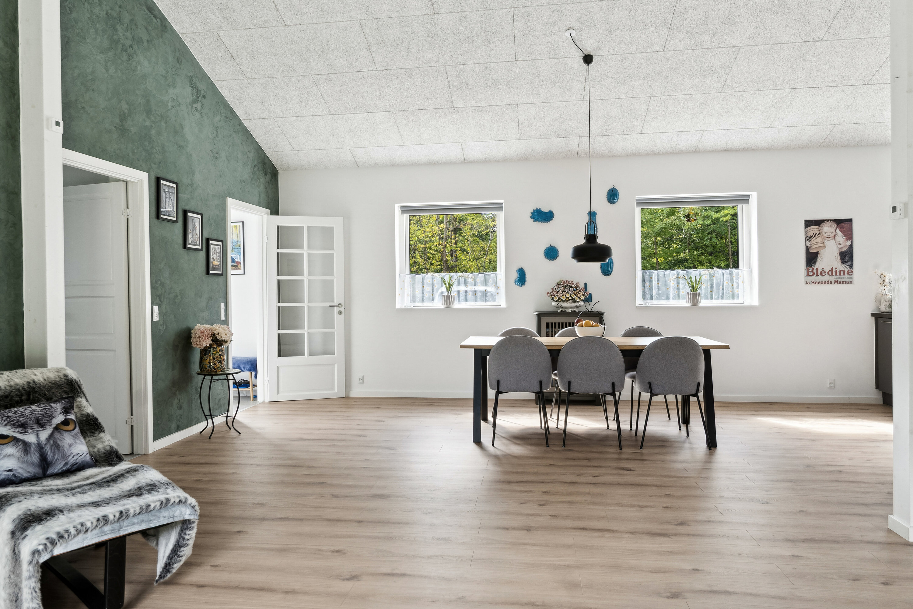 Fremhævet spisestue billede i fuldskærmstilstand. Billede af Næsdal 14, Lammefjorden, 4550 Asnæs