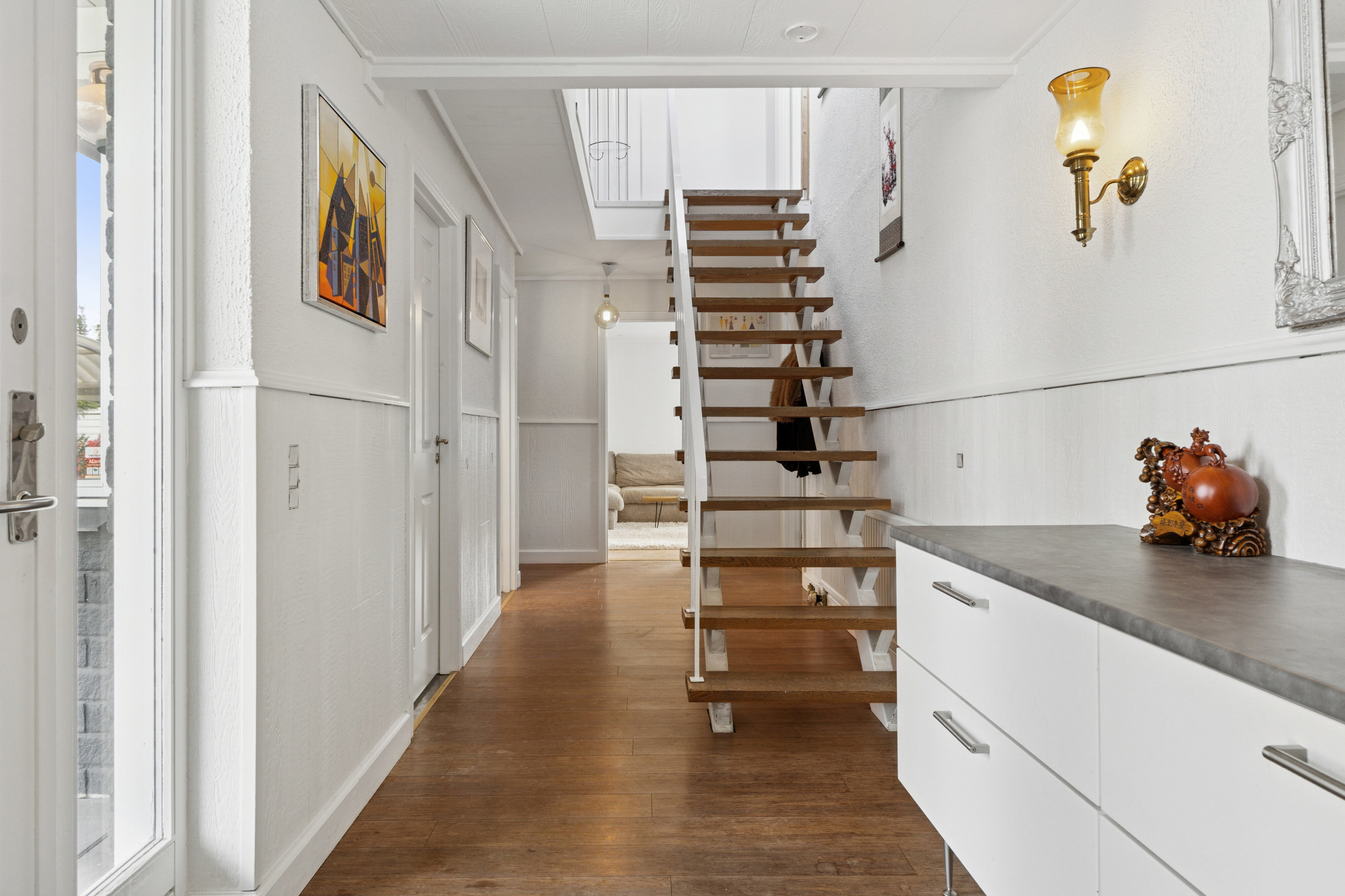 Fremhævet gang billede i fuldskærmstilstand. Billede af Moseager 26, Baldersbrønde, 2640 Hedehusene