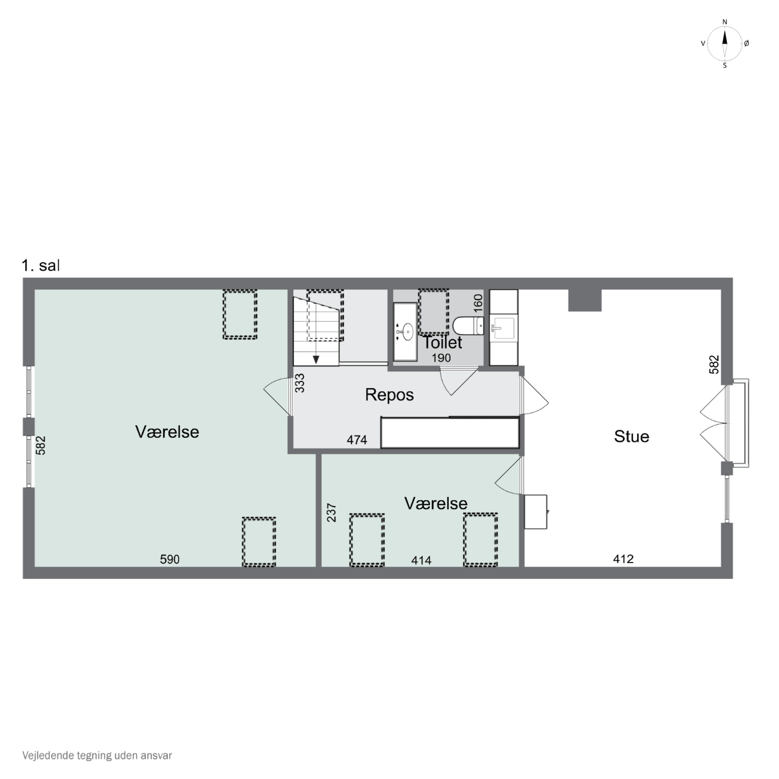 Plantegninger billede af Moseager 26, Baldersbrønde, 2640 Hedehusene