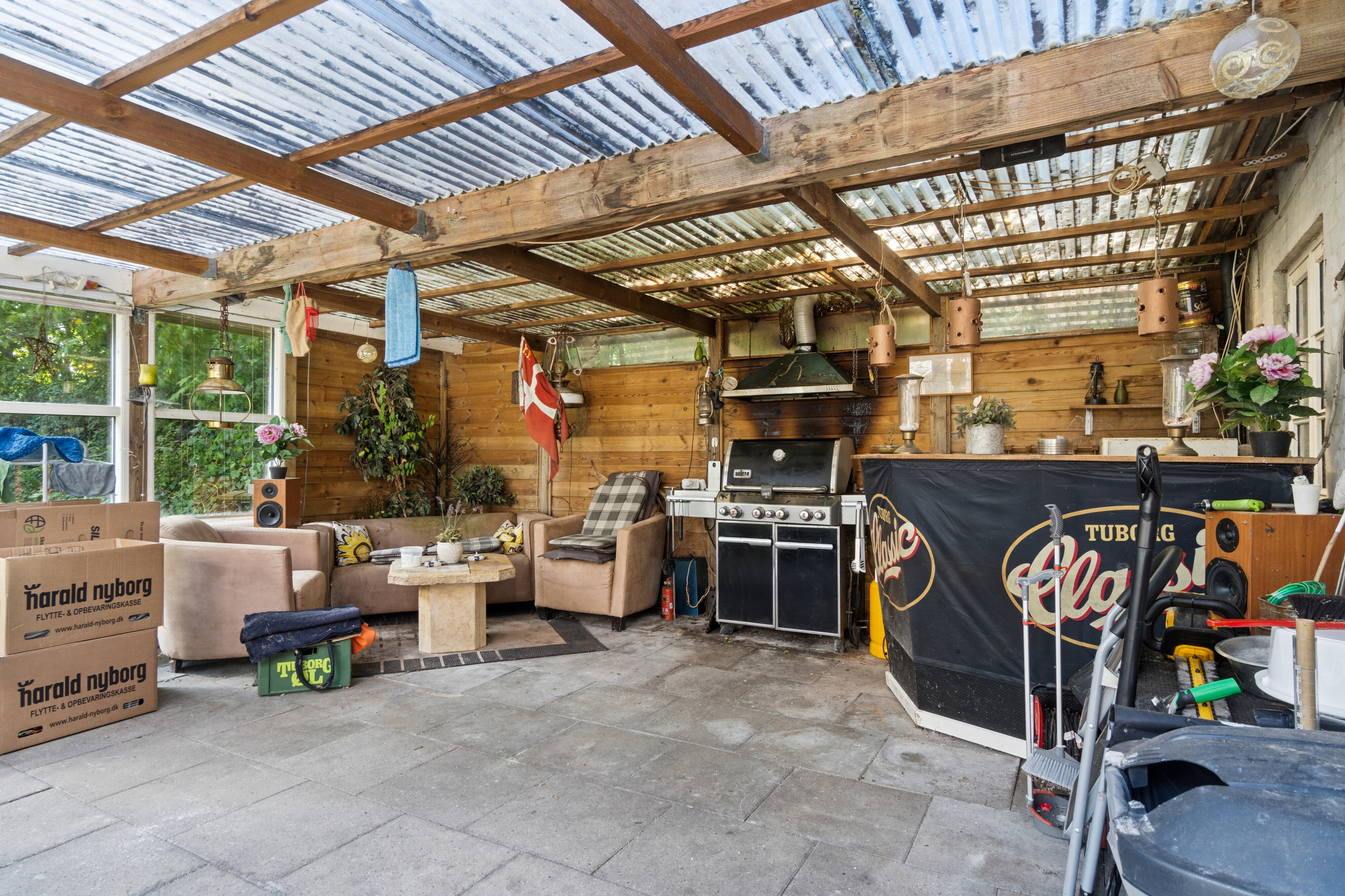 Fremhævet garage billede i fuldskærmstilstand. Billede af Granlystien 11, 4400 Kalundborg