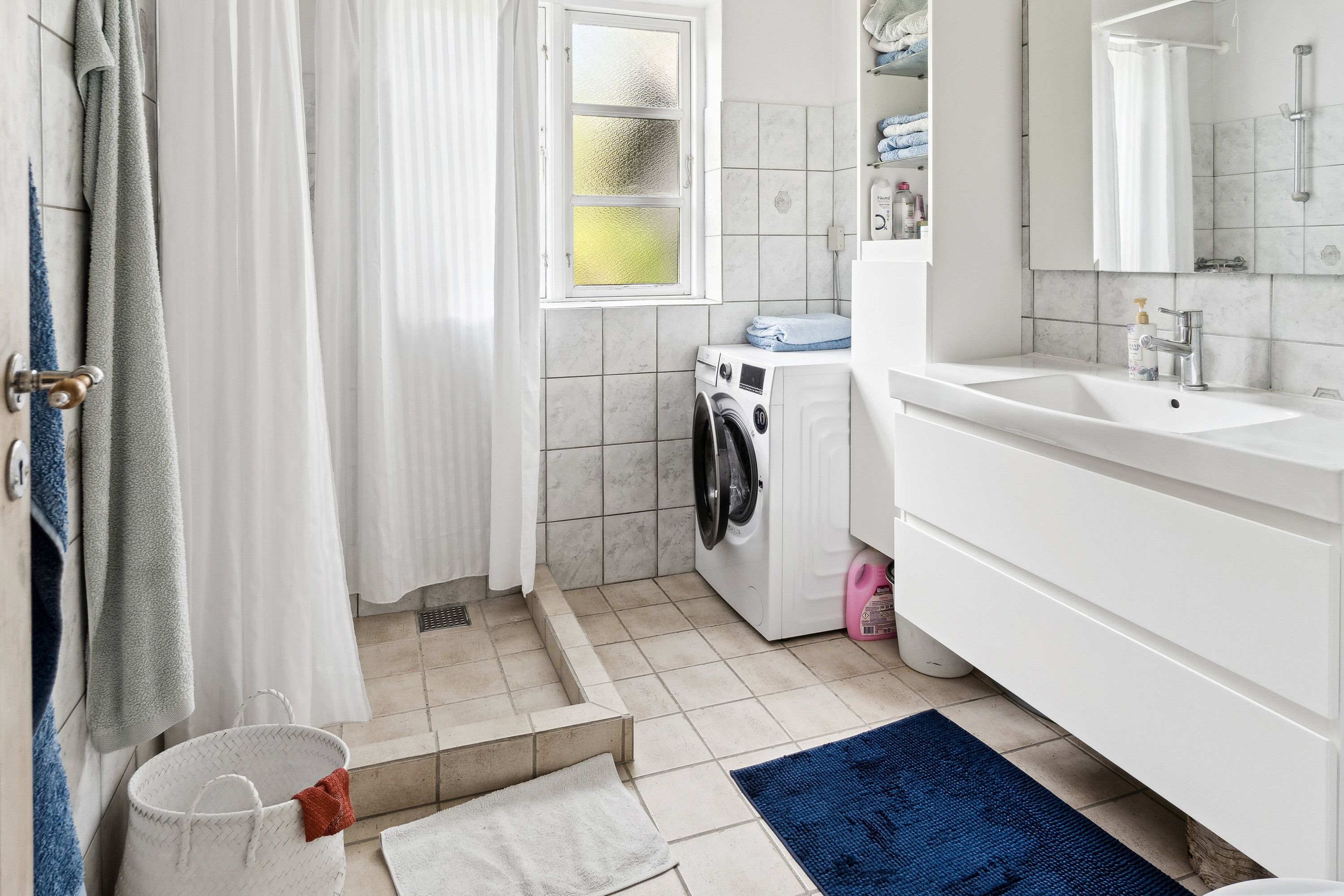 Fremhævet badeværelse billede i fuldskærmstilstand. Billede af Nørregårdsvej 15, Hønsinge L, 4560 Vig