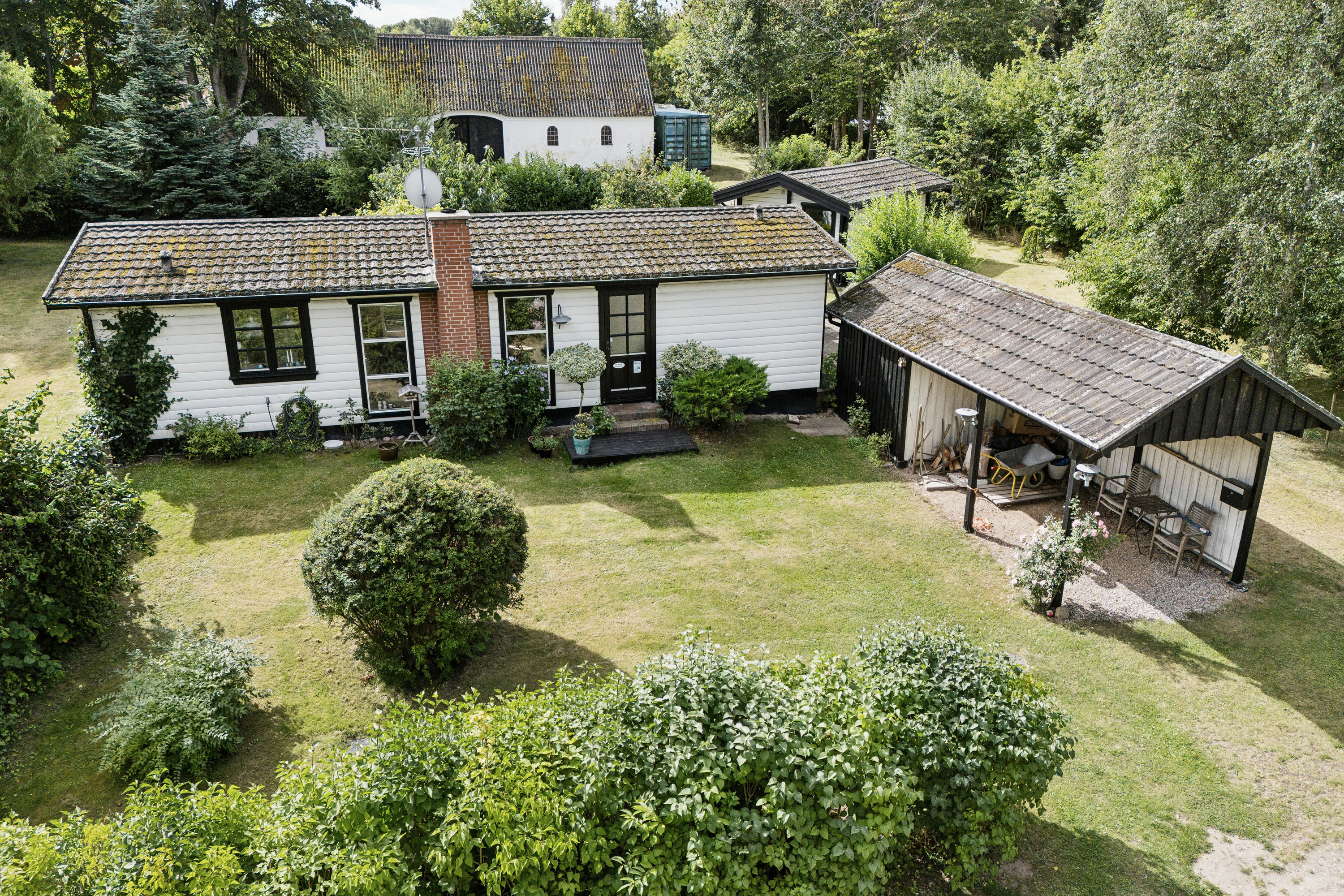 Miniaturebillede 1: luftfoto. Billede af Nørregårdsvej 15, Hønsinge L, 4560 Vig