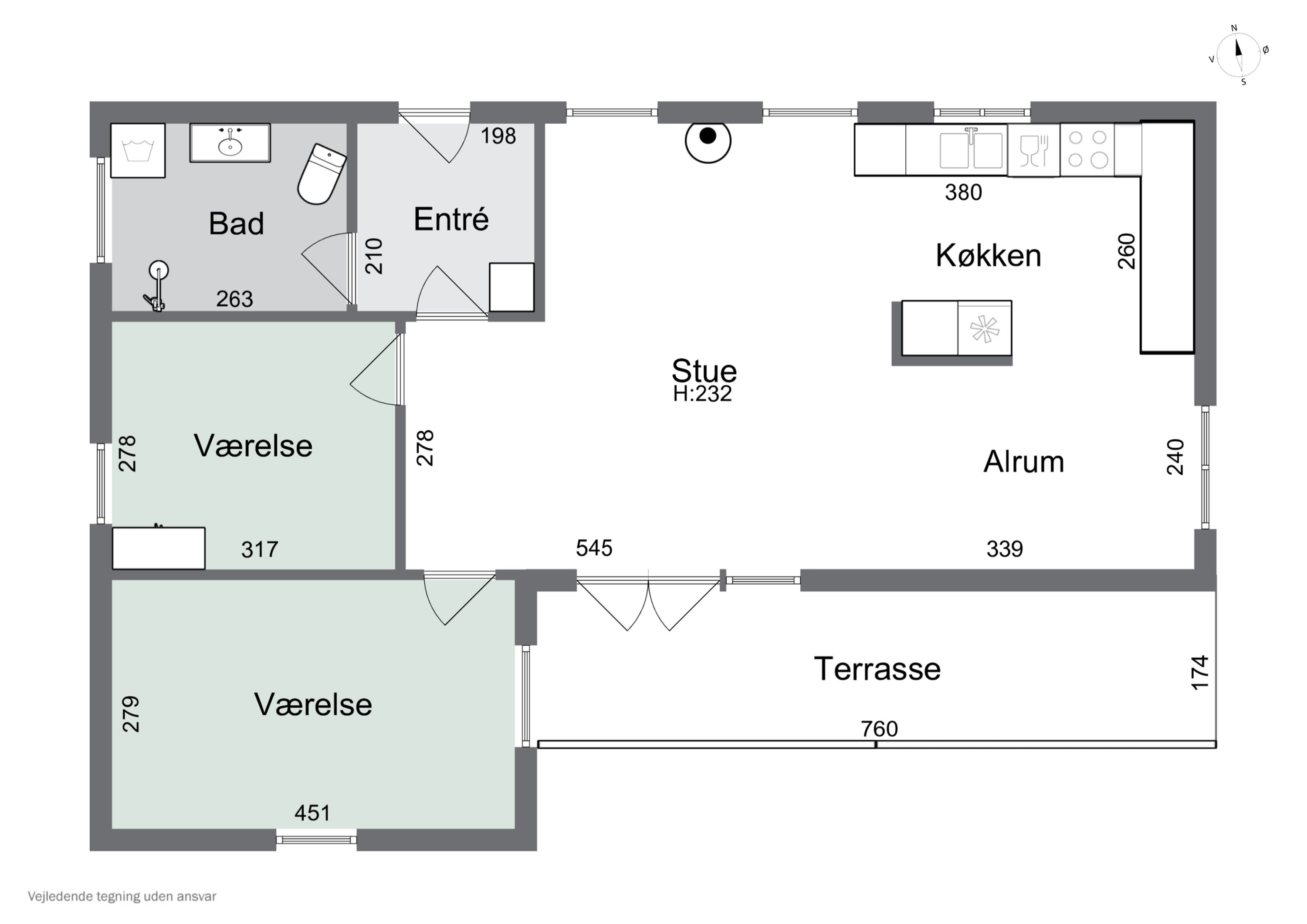 Plantegninger billede af Nørregårdsvej 15, Hønsinge L, 4560 Vig