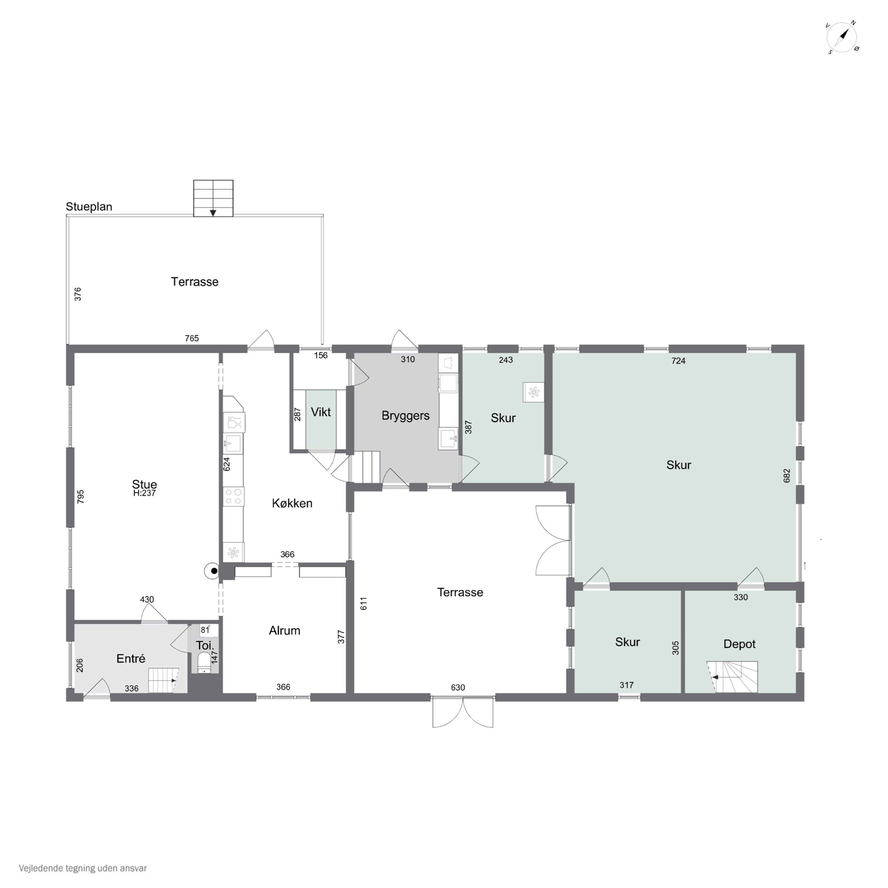 Plantegninger billede af Odensevej 38, 5853 Ørbæk