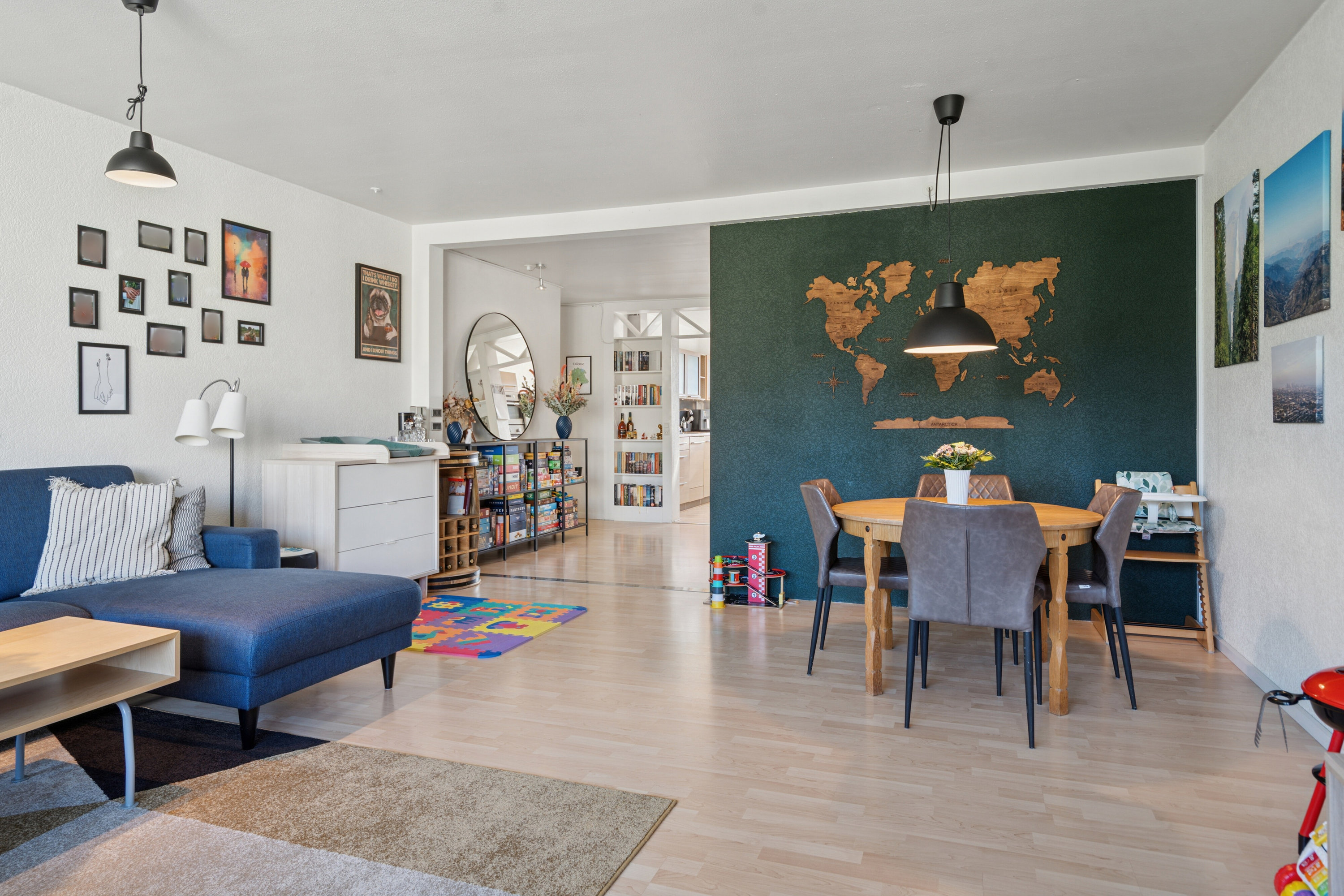 Fremhævet spisestue billede i fuldskærmstilstand. Billede af Floravænget 21, 2. tv., Dalum, 5250 Odense SV