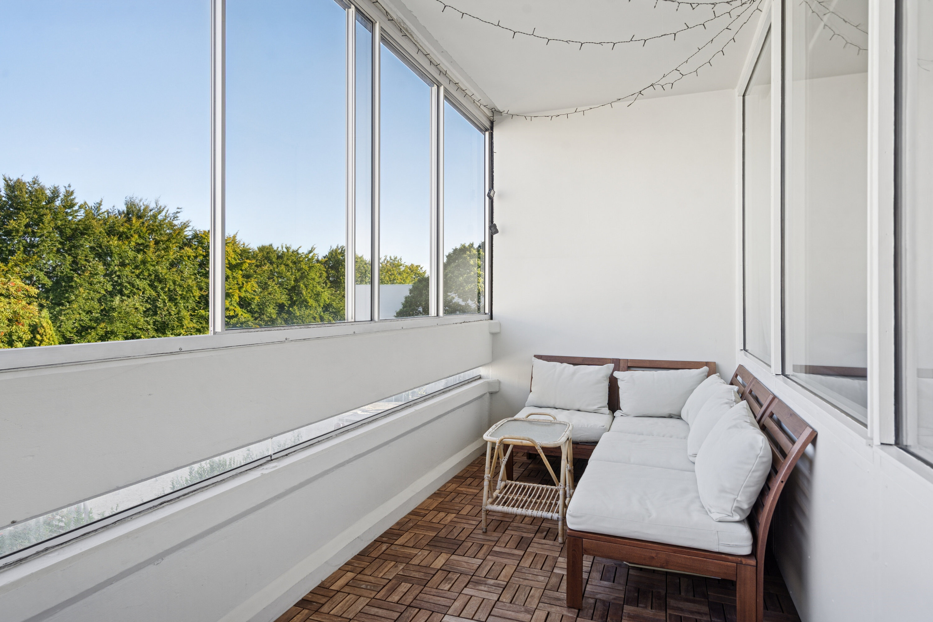 Fremhævet altan billede i fuldskærmstilstand. Billede af Floravænget 21, 2. tv., Dalum, 5250 Odense SV