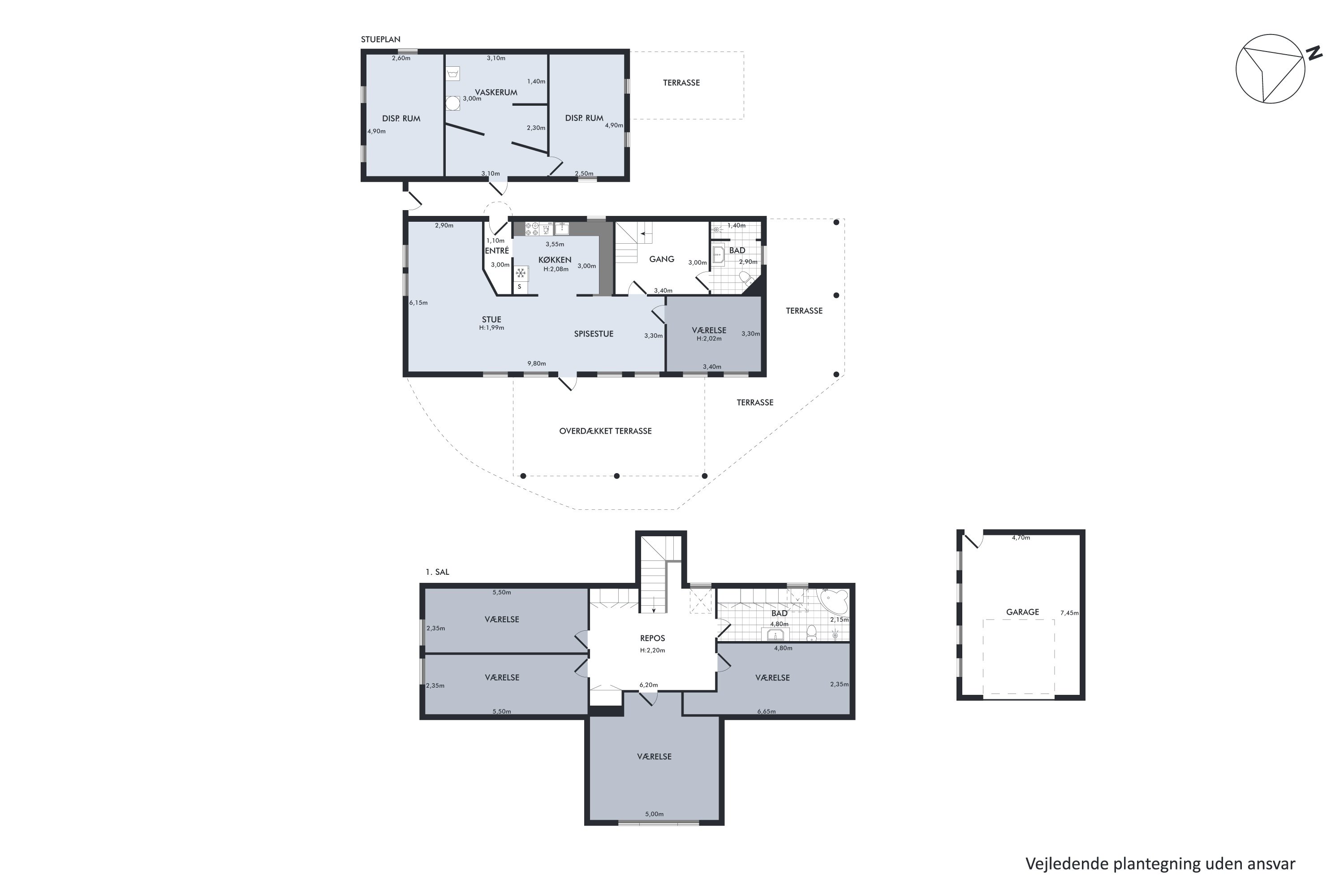 Plantegninger billede af Gravene 1, 8981 Spentrup