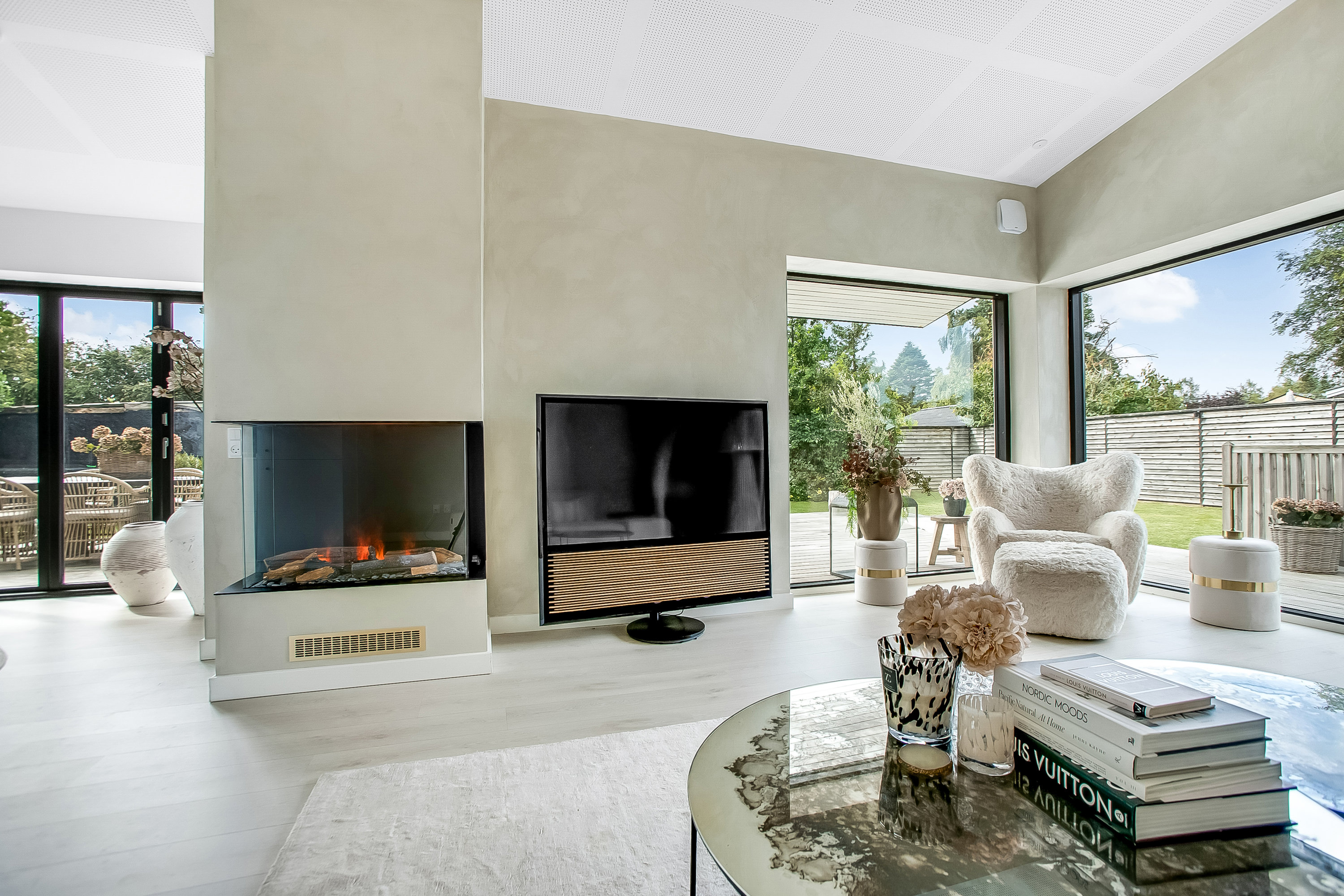 Fremhævet stue billede i fuldskærmstilstand. Billede af Viggo Andersensvej 5, Høll, 7080 Børkop