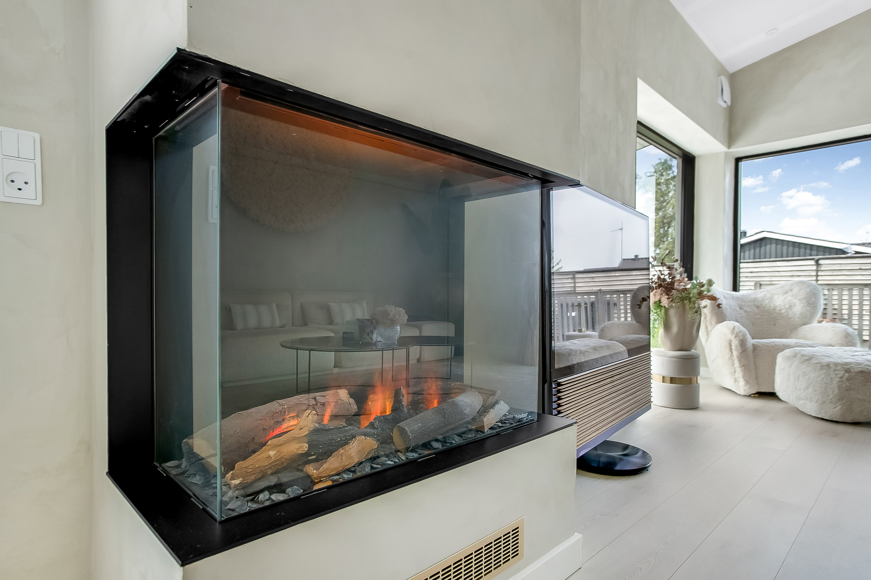 Fremhævet brændeovn billede i fuldskærmstilstand. Billede af Viggo Andersensvej 5, Høll, 7080 Børkop