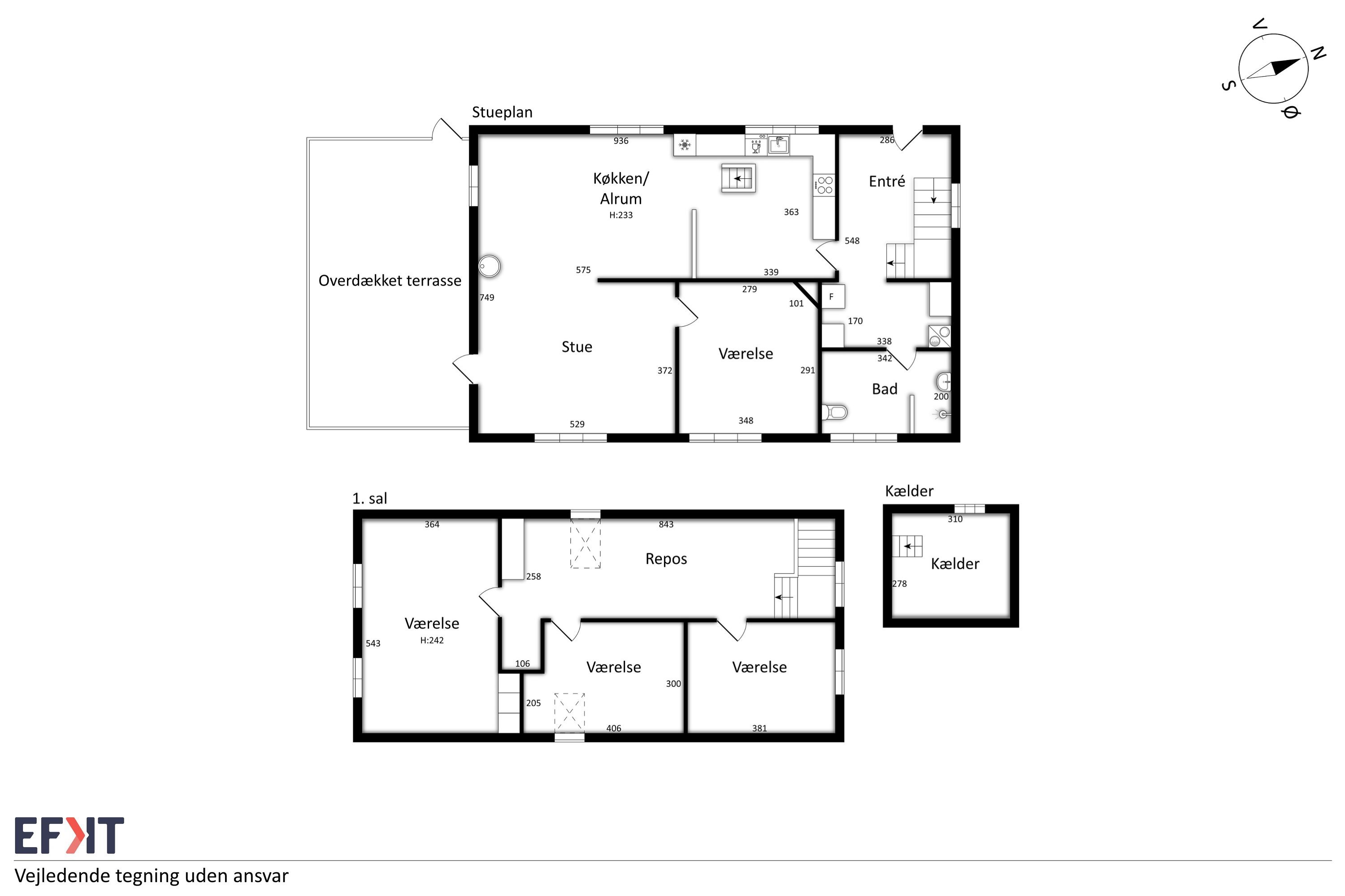 Plantegninger billede af Ndr Truevej 33, True, 9500 Hobro