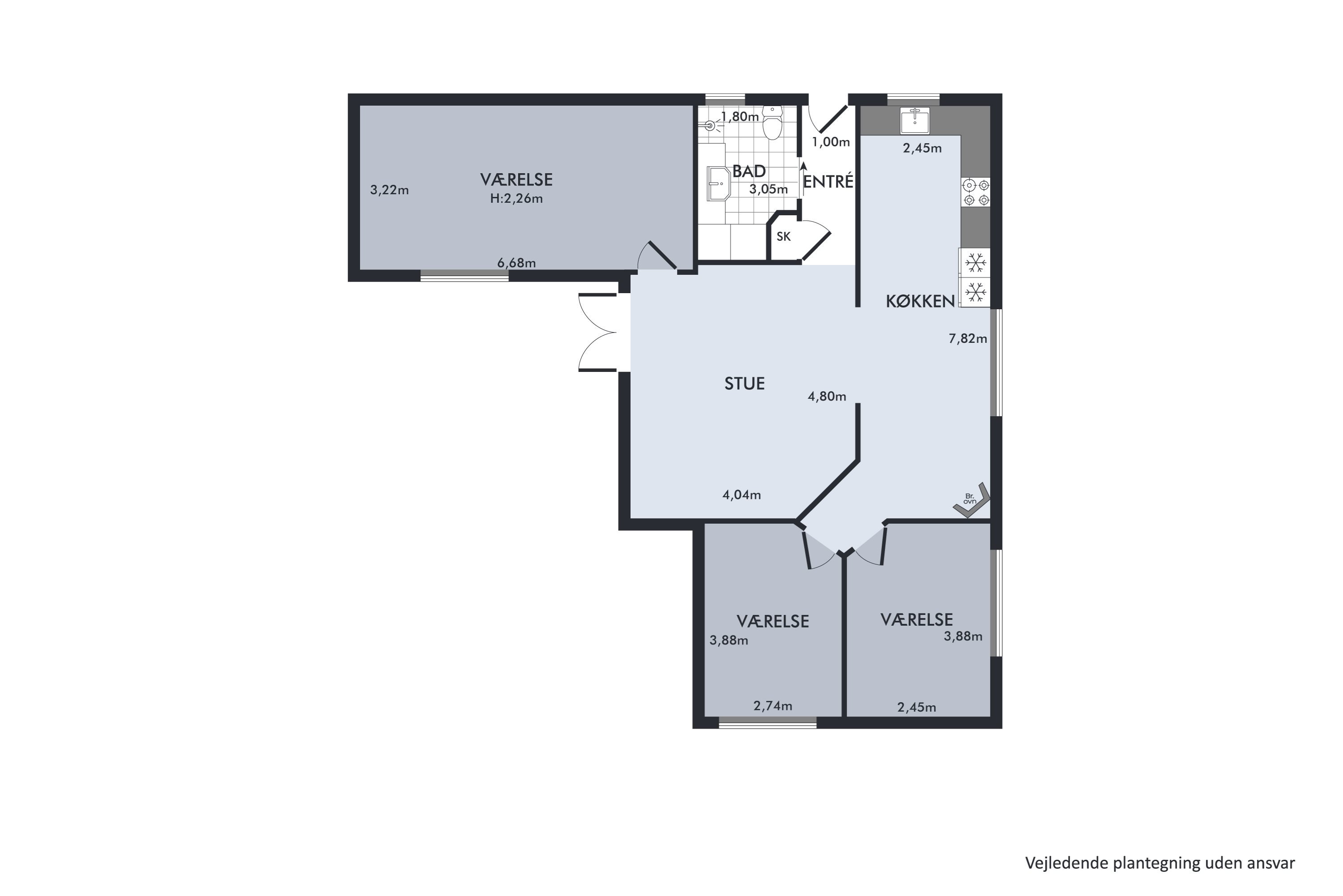 Plantegninger billede af Zaandam Alle 9, 2791 Dragør