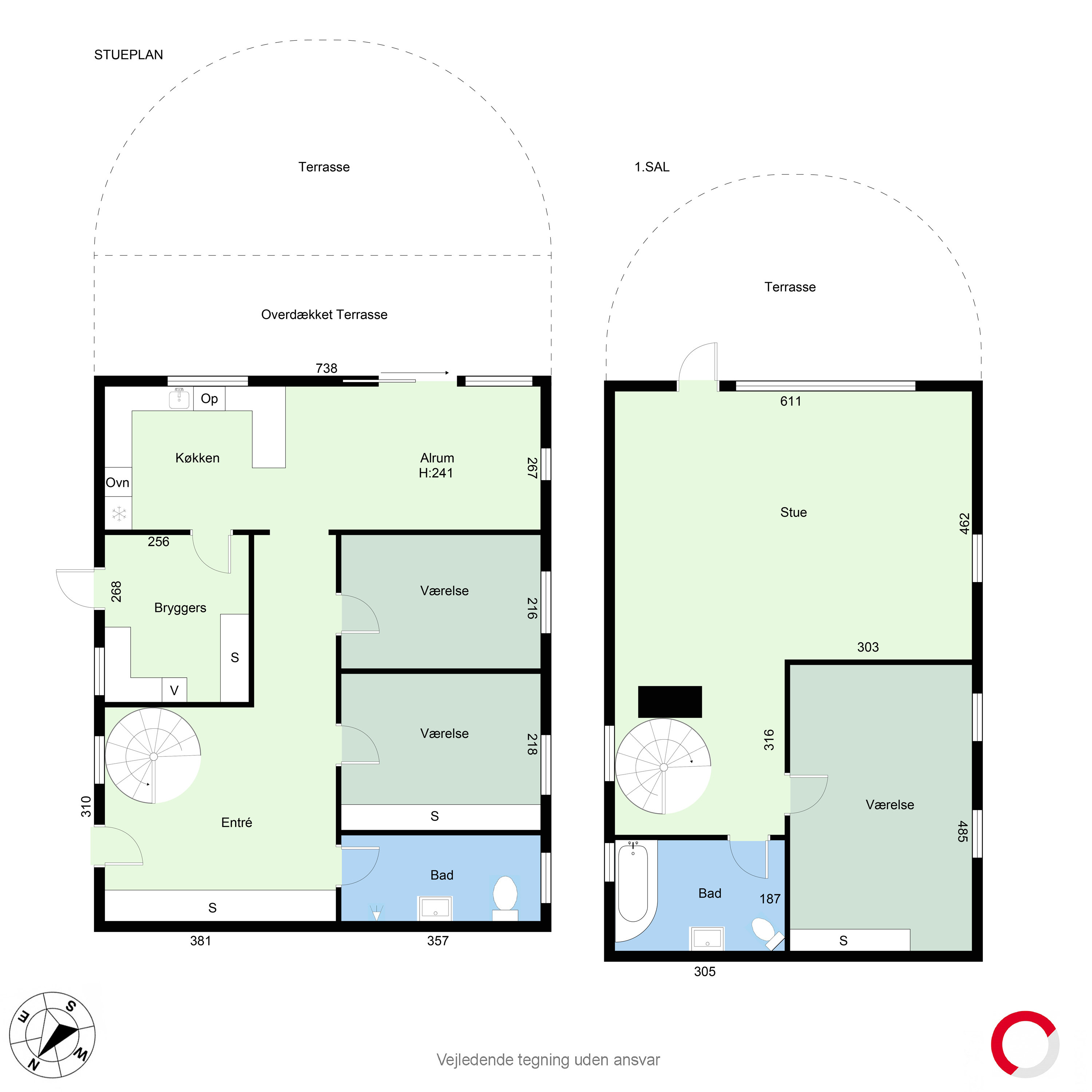 Plantegninger billede af Stadevej 8, 8220 Brabrand