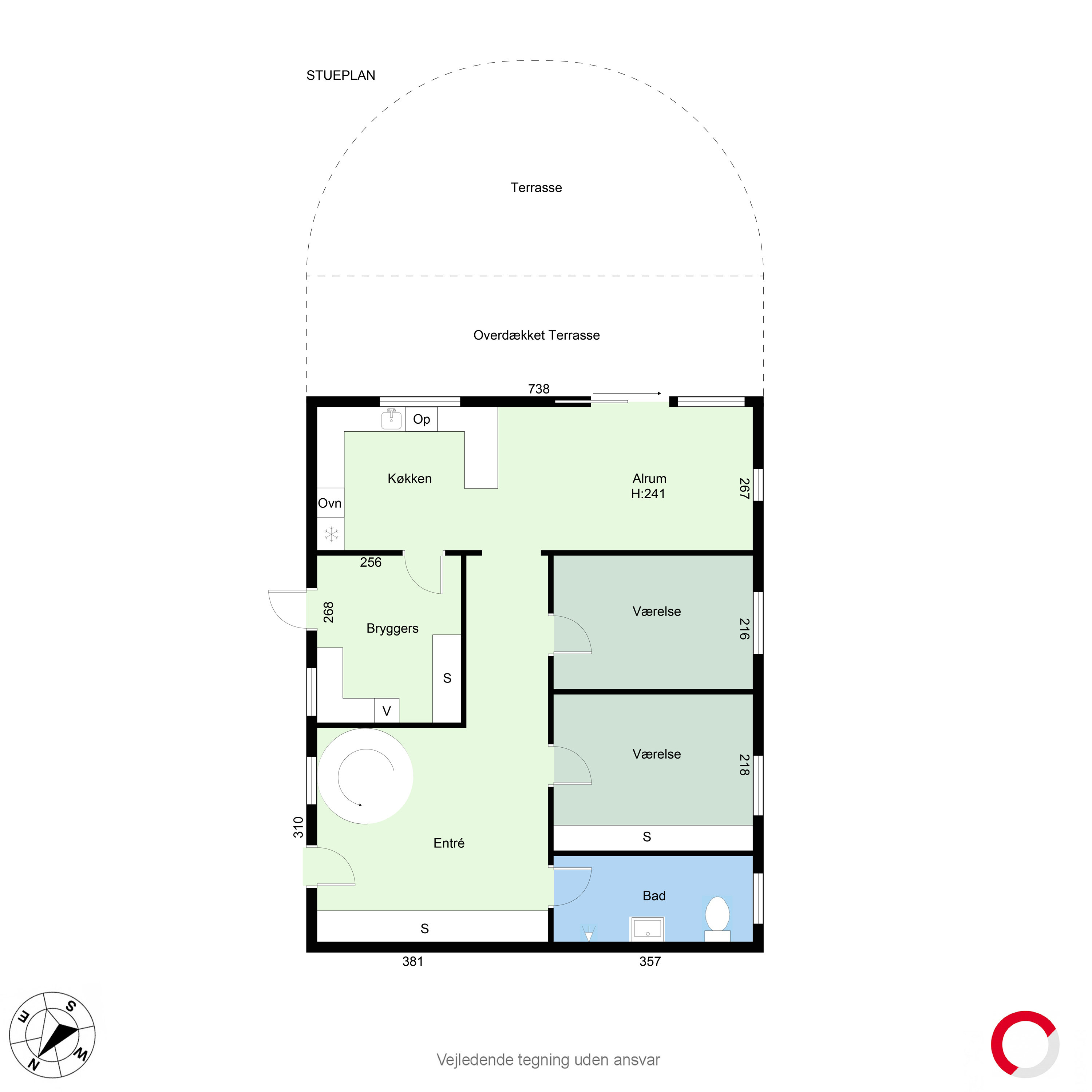 Plantegninger billede af Stadevej 8, 8220 Brabrand