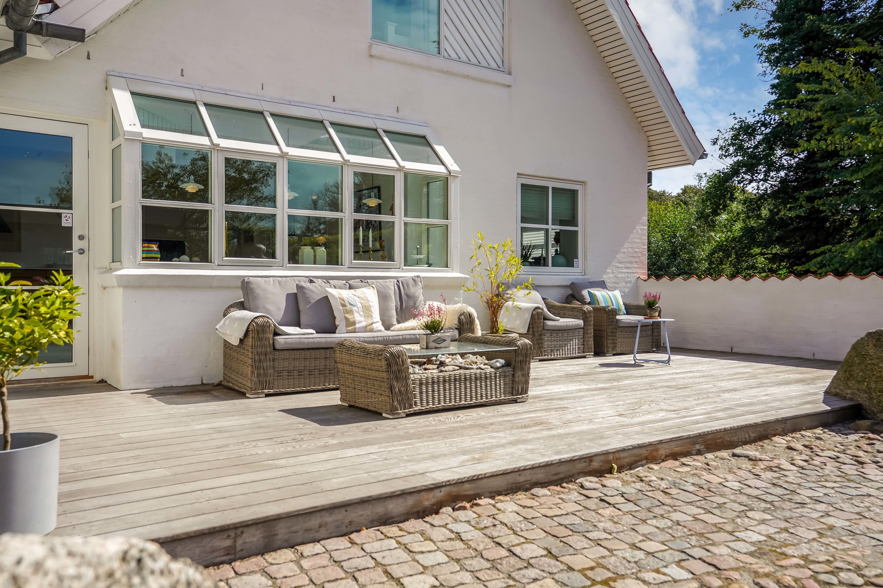 Miniaturebillede 1: terrasse. Billede af Dæmningen 95, Strib, 5500 Middelfart