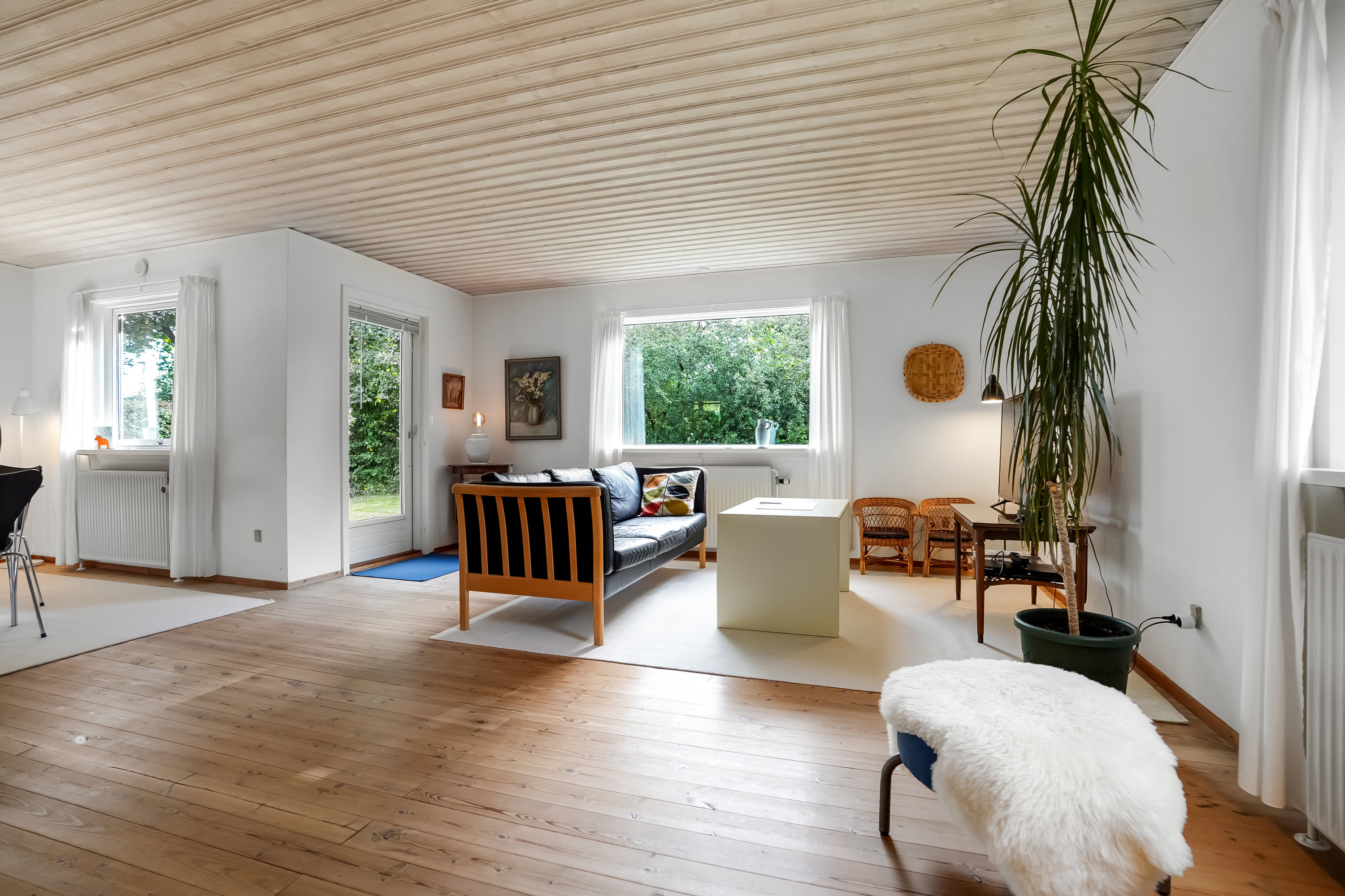 Fremhævet stue billede i fuldskærmstilstand. Billede af Tornager 7, 7300 Jelling