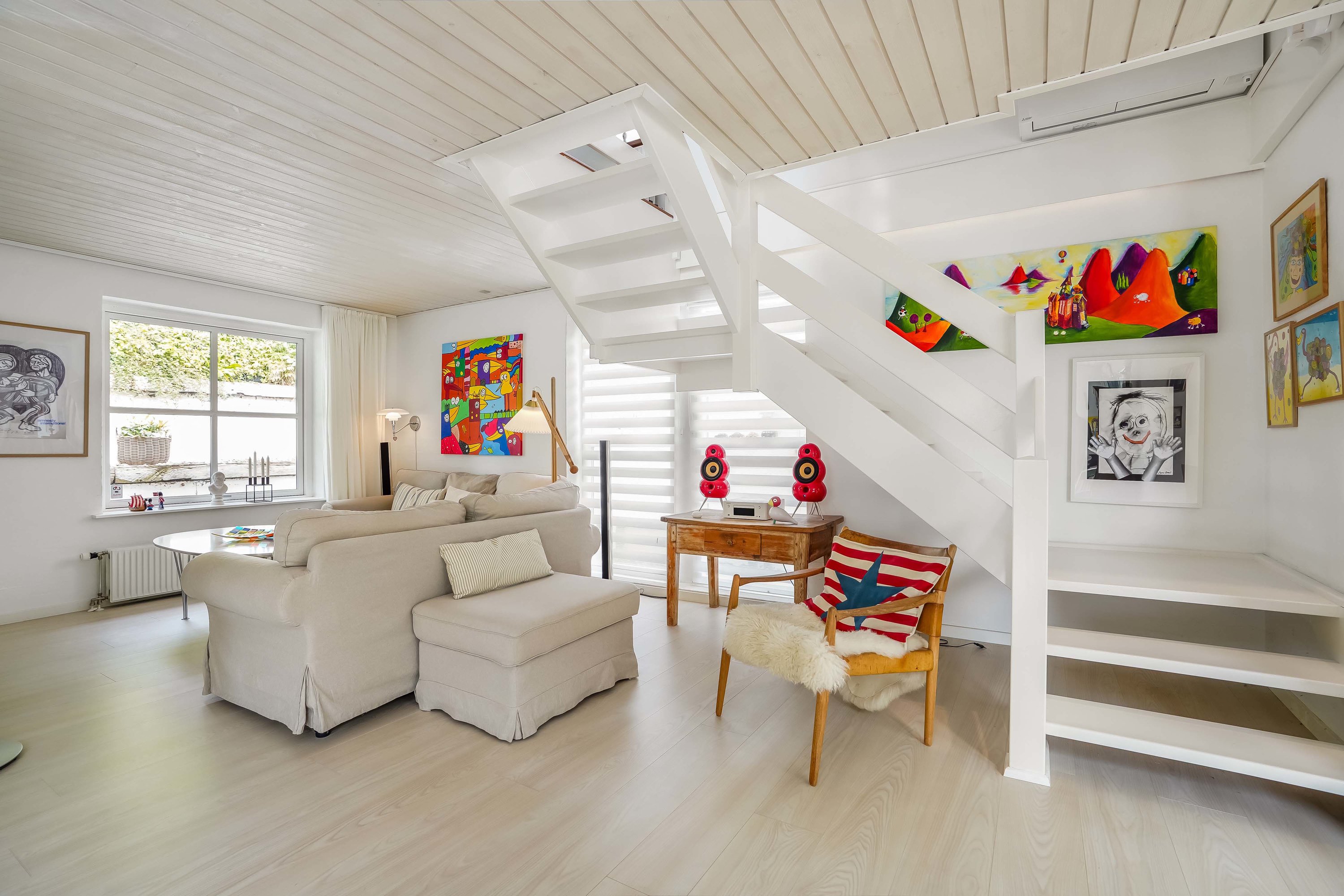 Fremhævet stue billede i fuldskærmstilstand. Billede af Dæmningen 95, Strib, 5500 Middelfart