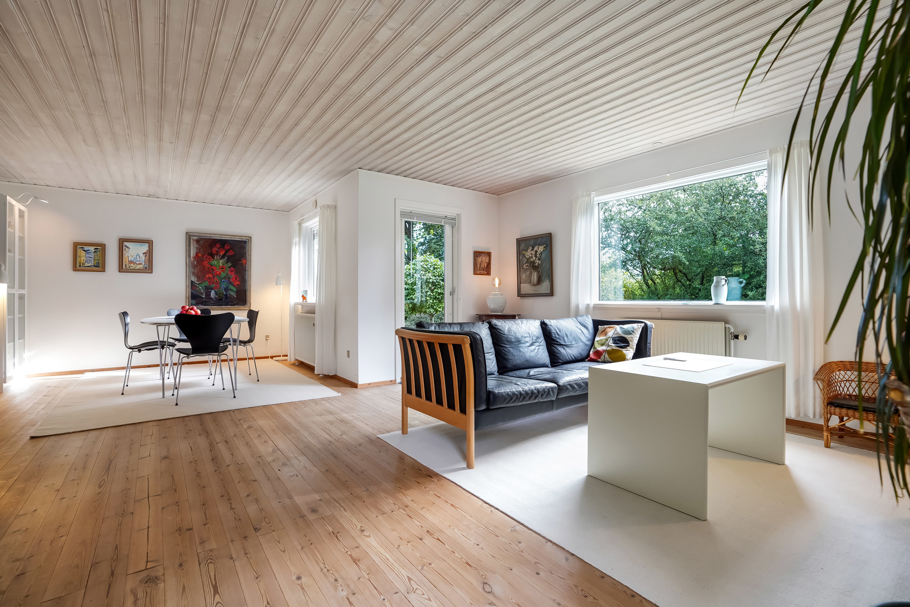 Fremhævet stue billede i fuldskærmstilstand. Billede af Tornager 7, 7300 Jelling