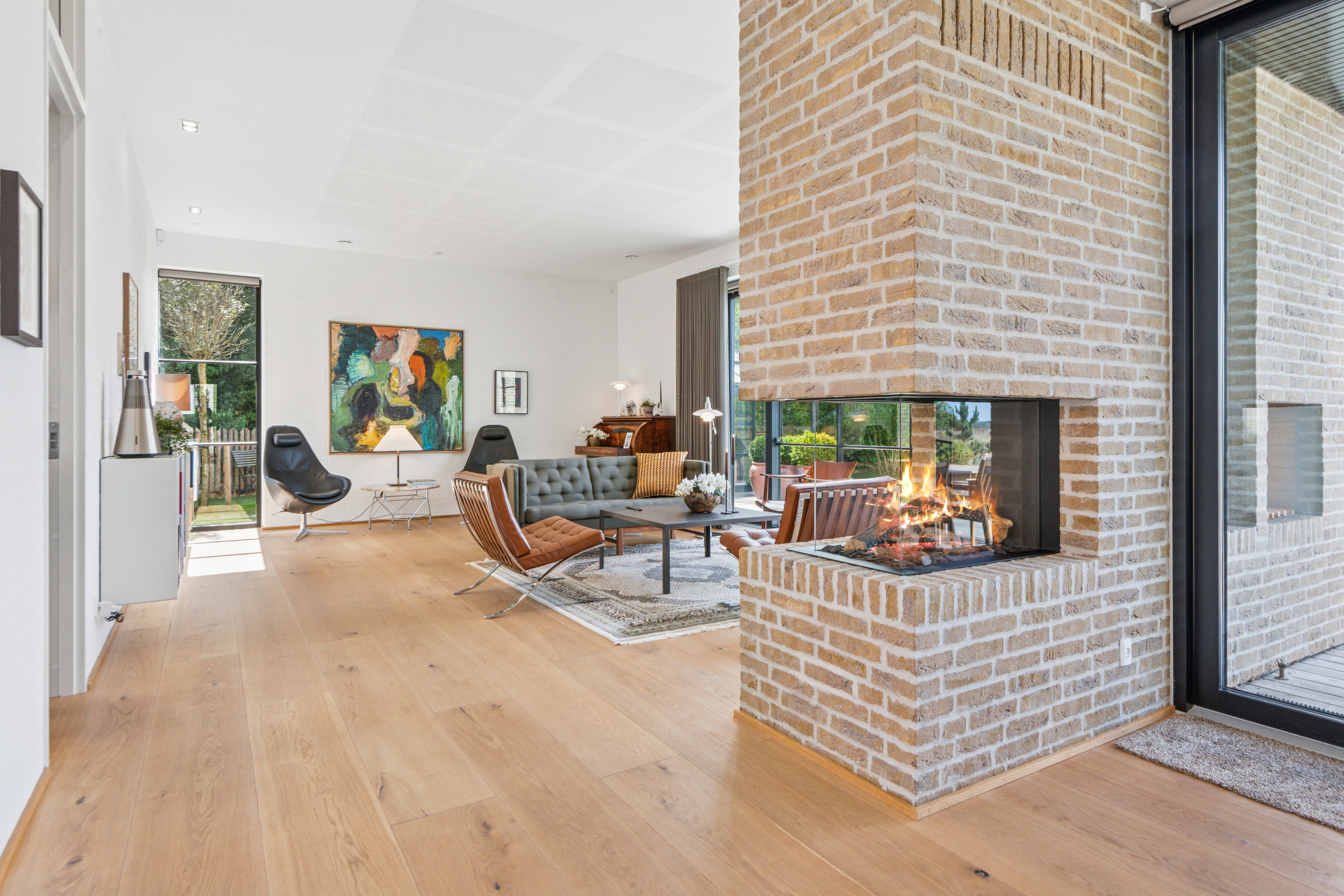 Fremhævet stue billede i fuldskærmstilstand. Billede af Carlo Wognsens Vej 12, 9000 Aalborg