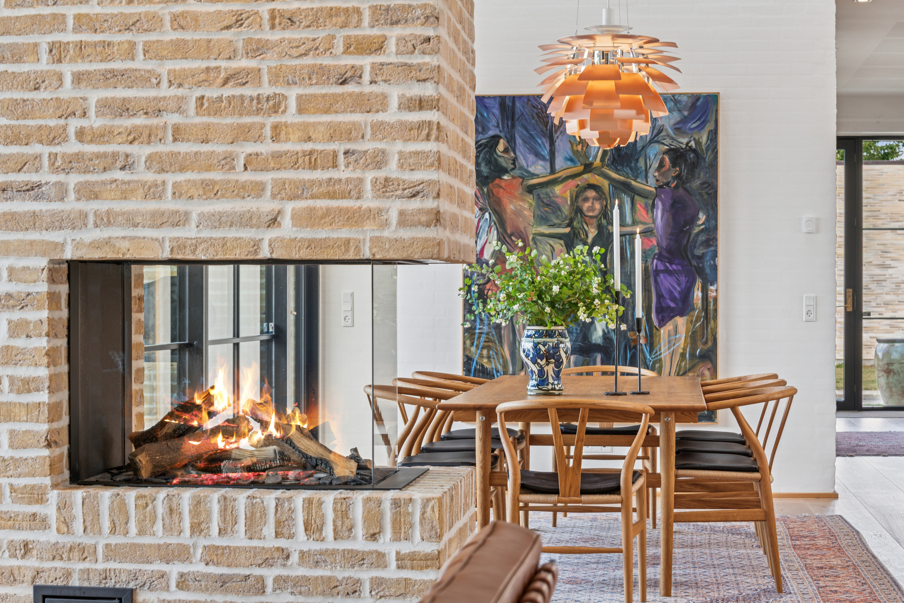 Fremhævet stue billede i fuldskærmstilstand. Billede af Carlo Wognsens Vej 12, 9000 Aalborg