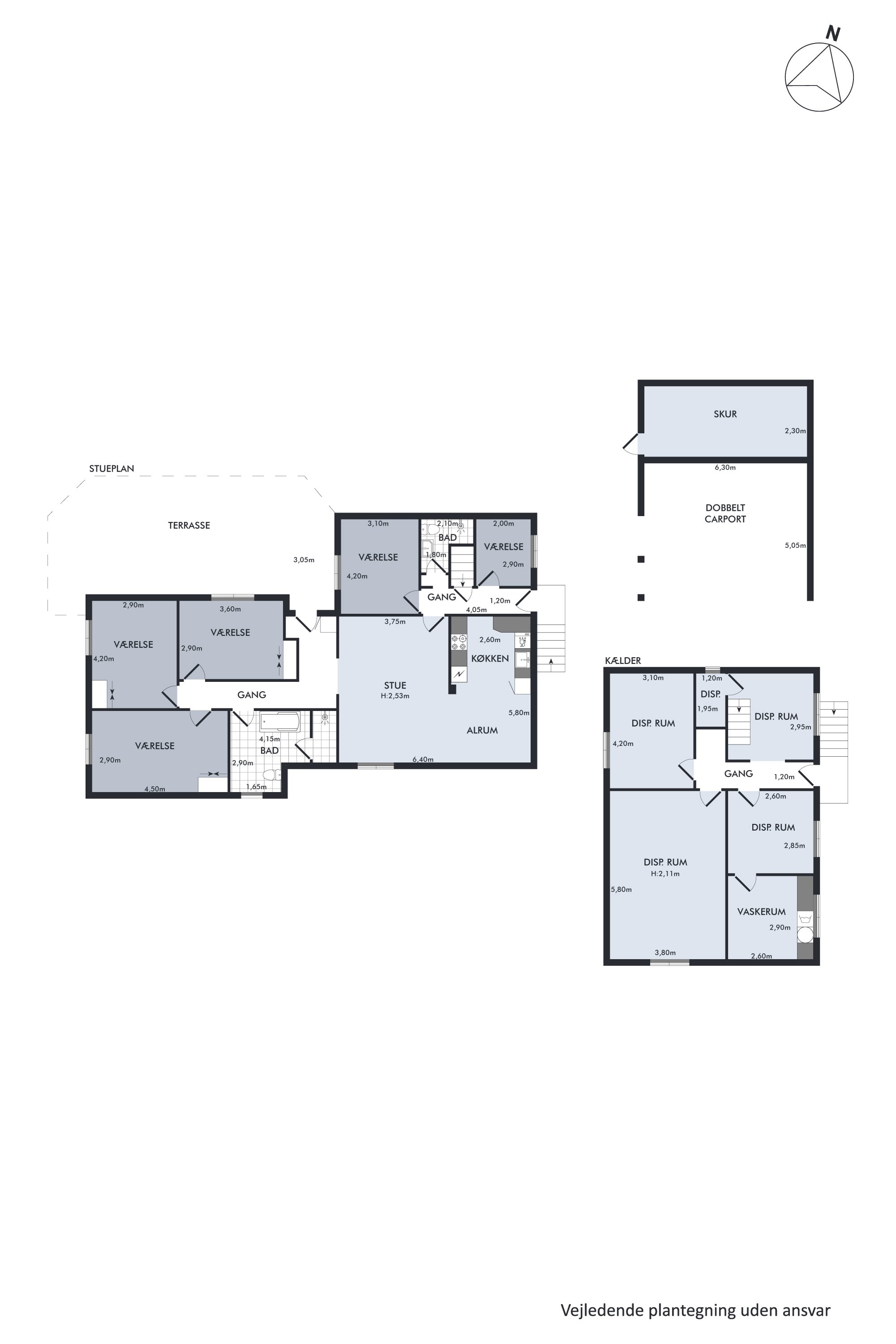Plantegninger billede af Bøsbrovej 76, 8940 Randers SV