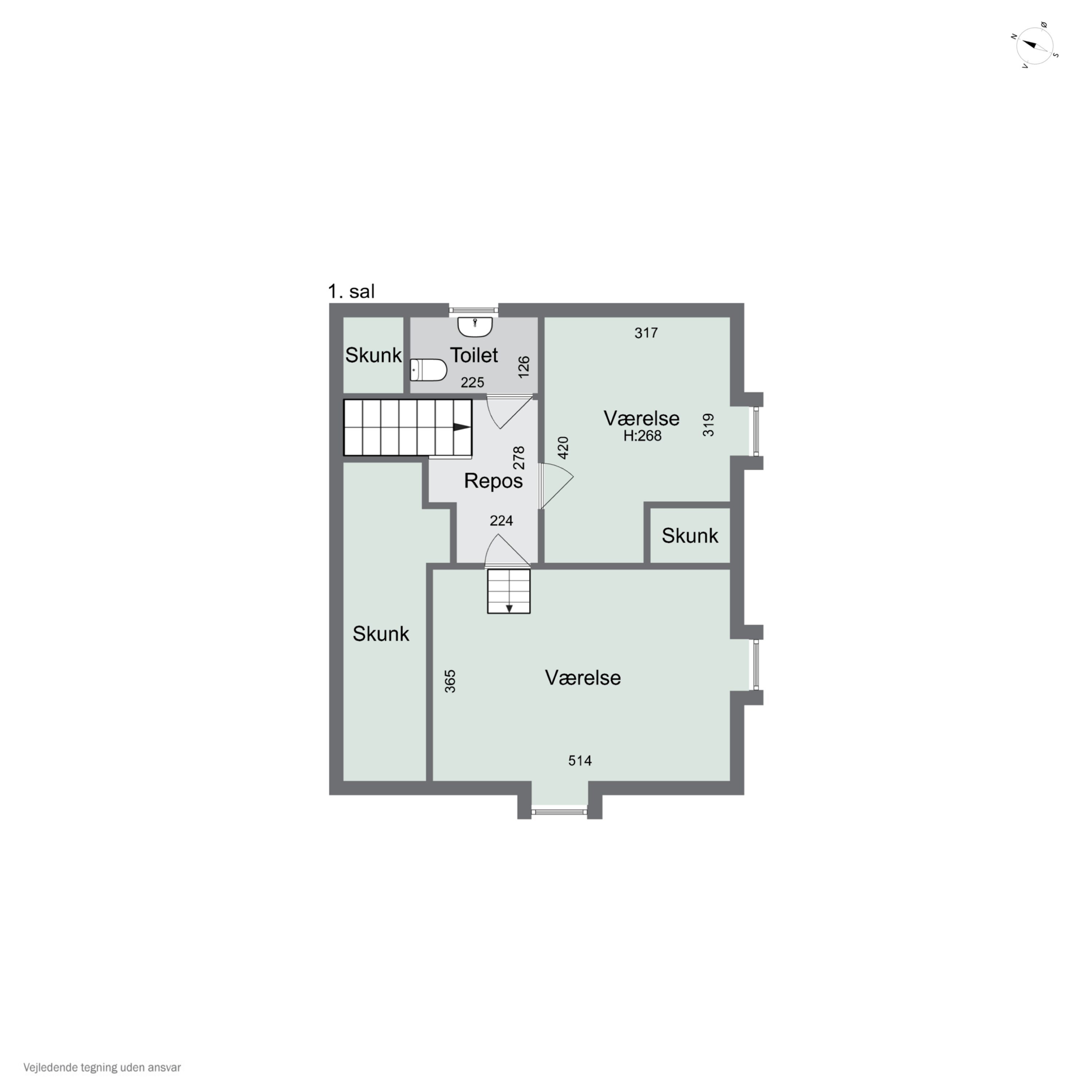 Plantegninger billede af Flintemosevej 30, Bøgesø, 4700 Næstved