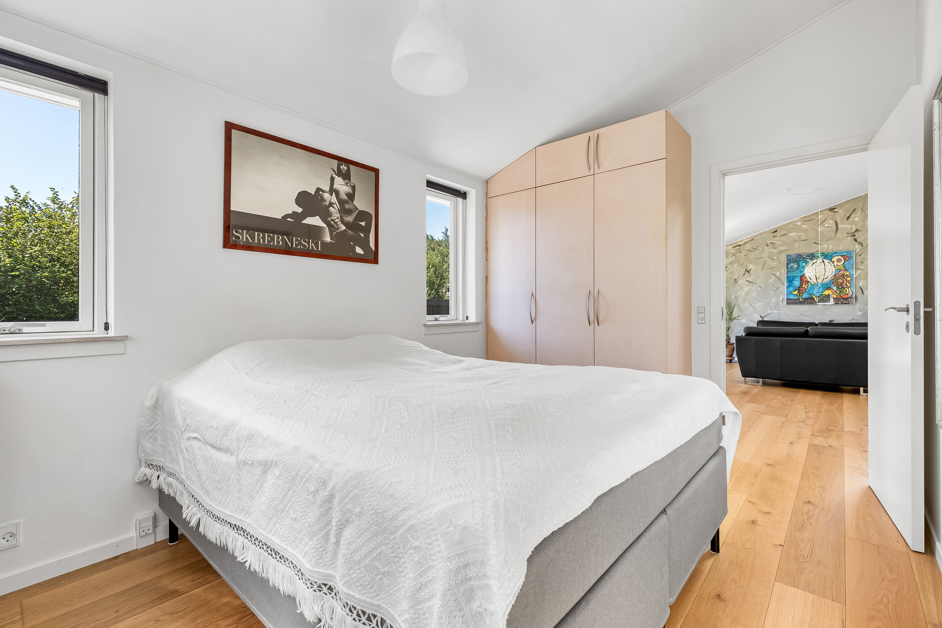 Fremhævet soveværelse billede i fuldskærmstilstand. Billede af Kalvehavevej 54B, 3250 Gilleleje