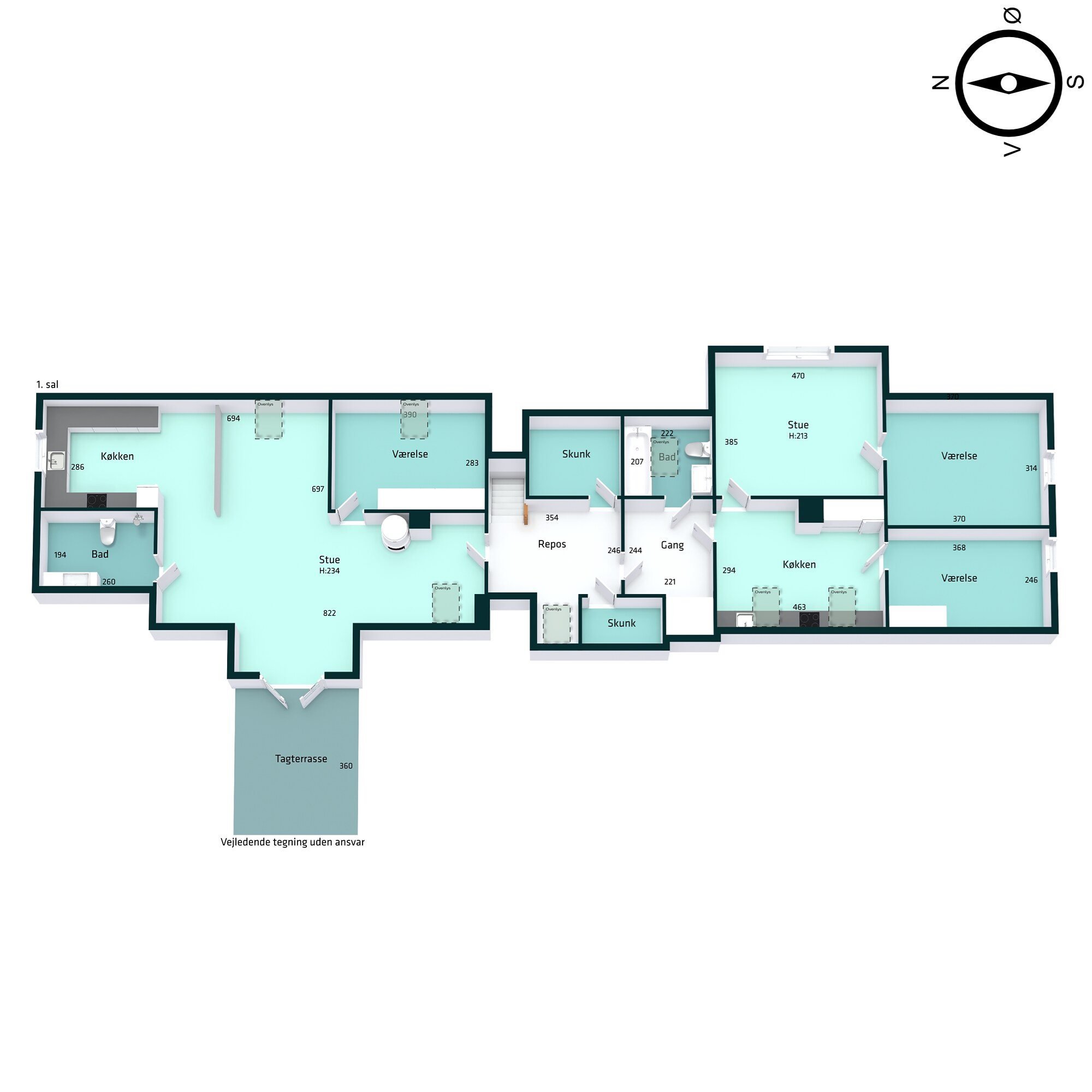 Plantegninger billede af Kirkevej 137, Tolnekirkeby, 9870 Sindal