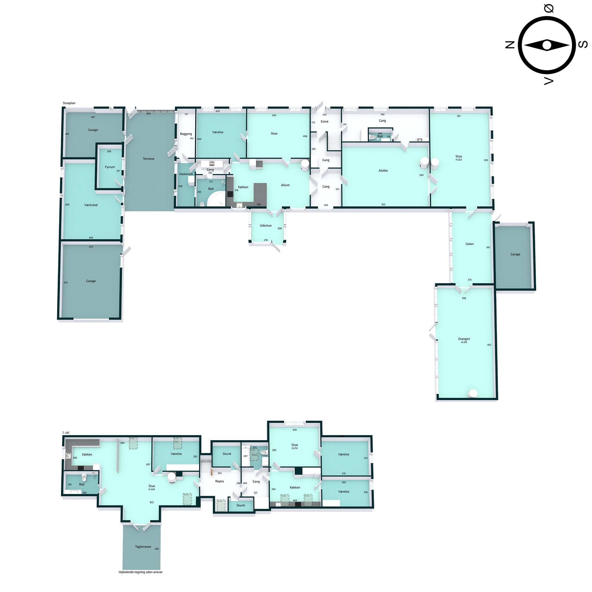 Plantegninger billede af Kirkevej 137, Tolnekirkeby, 9870 Sindal
