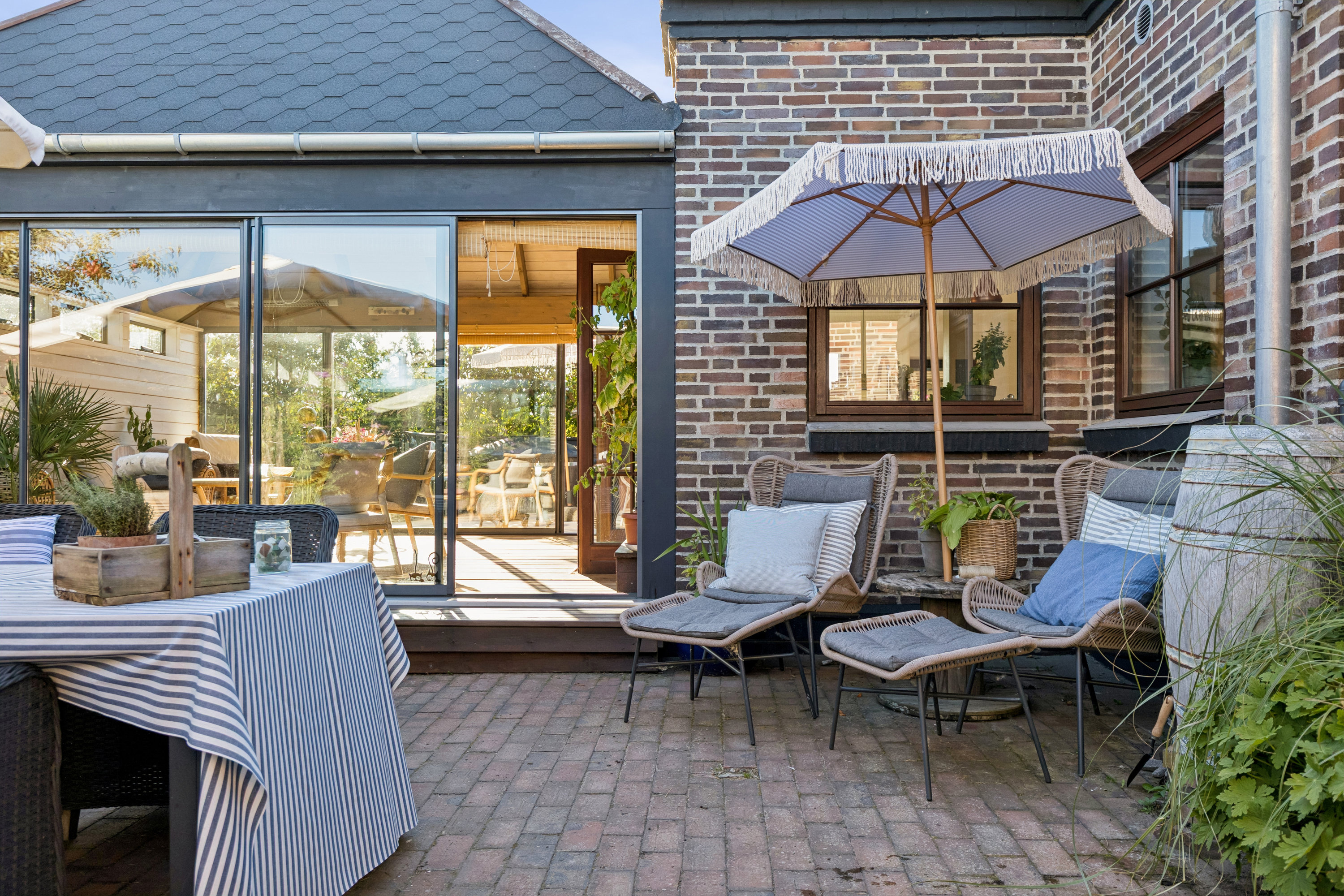 Fremhævet terrasse billede i fuldskærmstilstand. Billede af Havnsøgårdsvej 47, Havnsø, 4591 Føllenslev