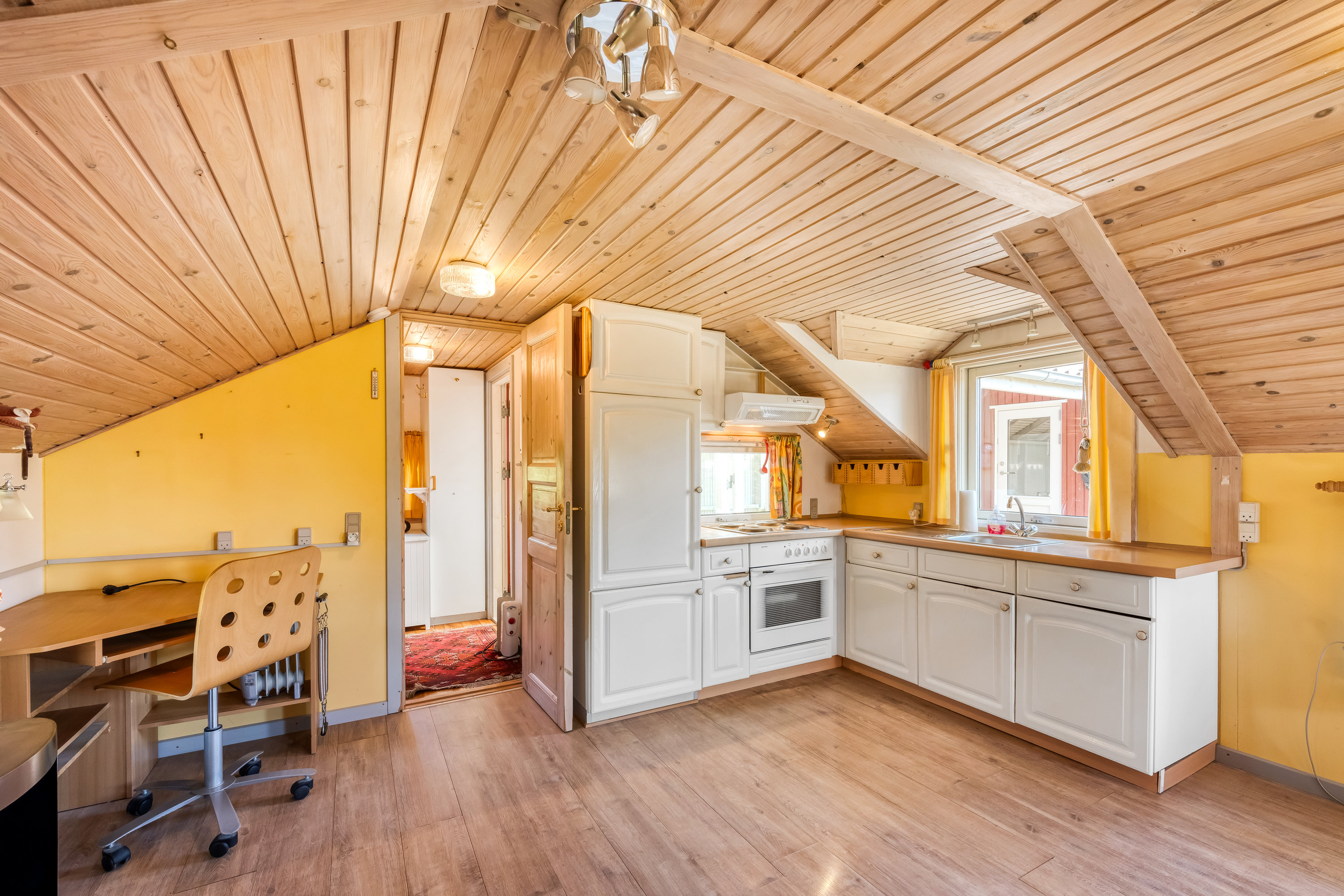 Fremhævet køkken alrum billede i fuldskærmstilstand. Billede af Gyvelvej 43, Stauning, 6900 Skjern