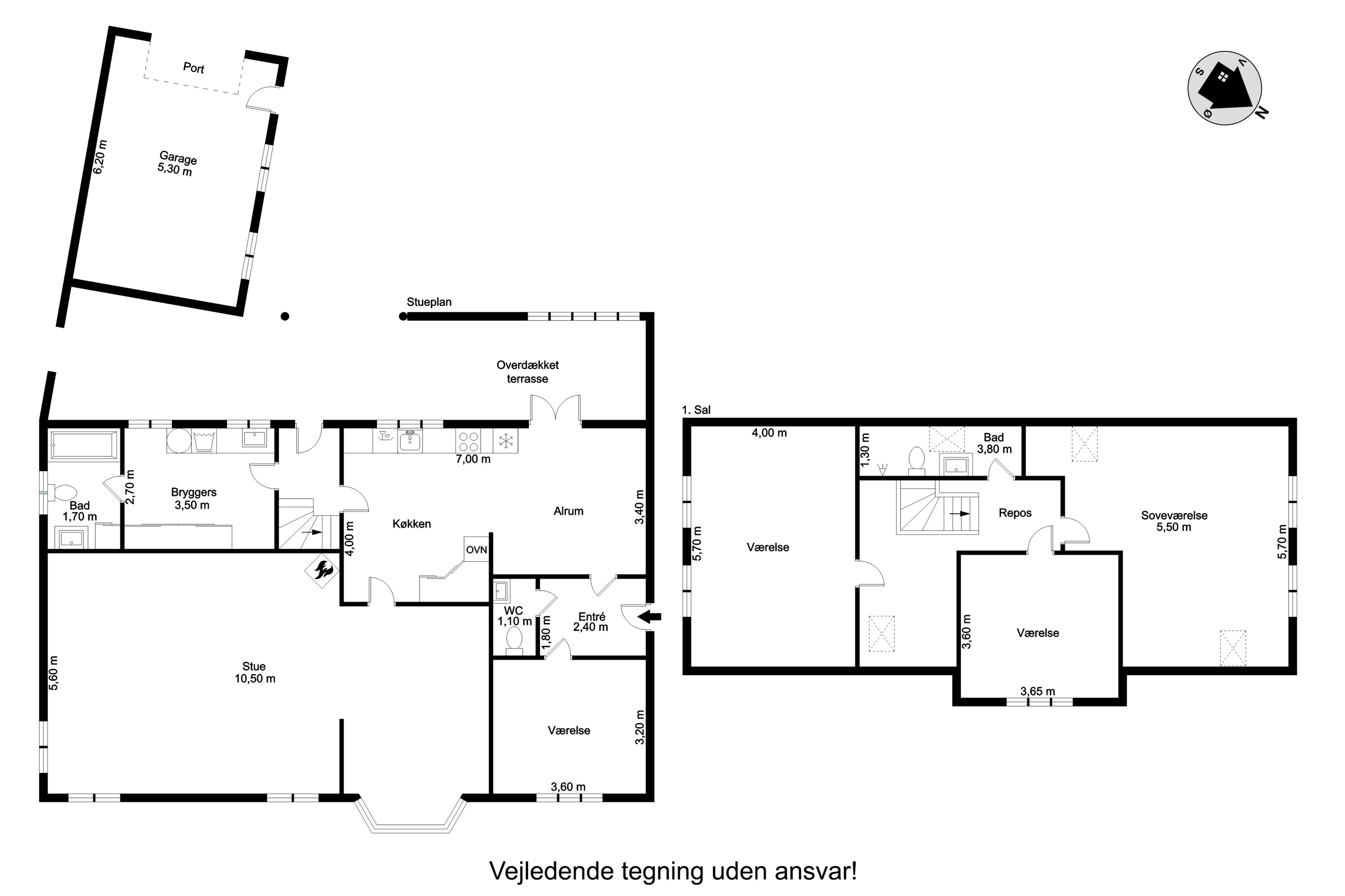 Plantegninger billede af Poppelalle 14, 6900 Skjern
