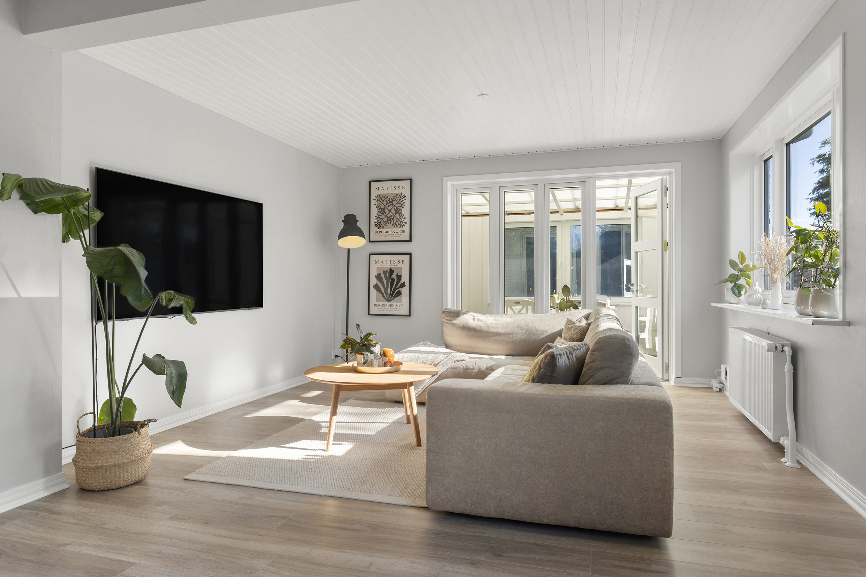 Fremhævet stue billede i fuldskærmstilstand. Billede af Overlæge Ottosens Vej 8, 9900 Frederikshavn