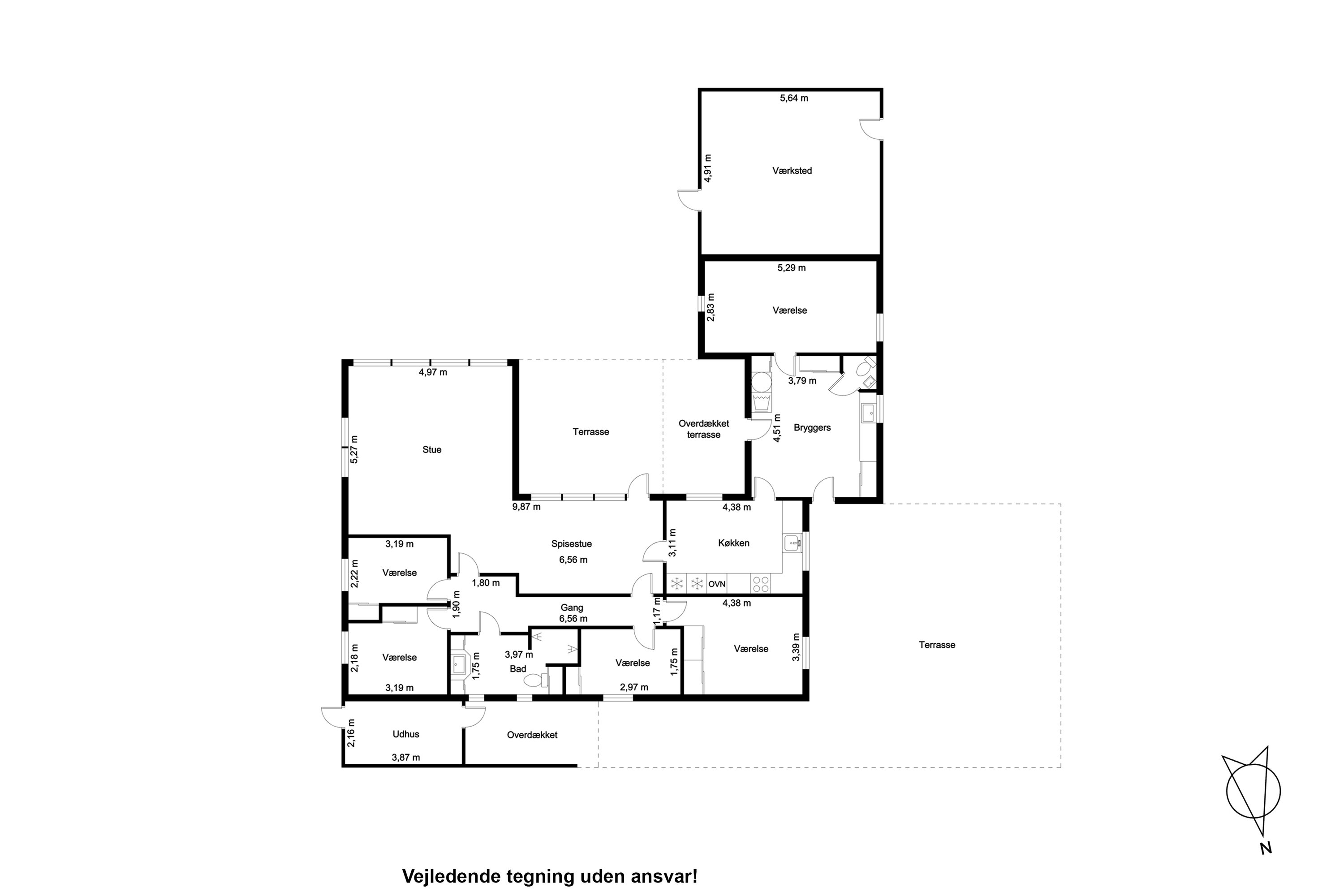 Plantegninger billede af Otto Ruds Vej 11, 9900 Frederikshavn