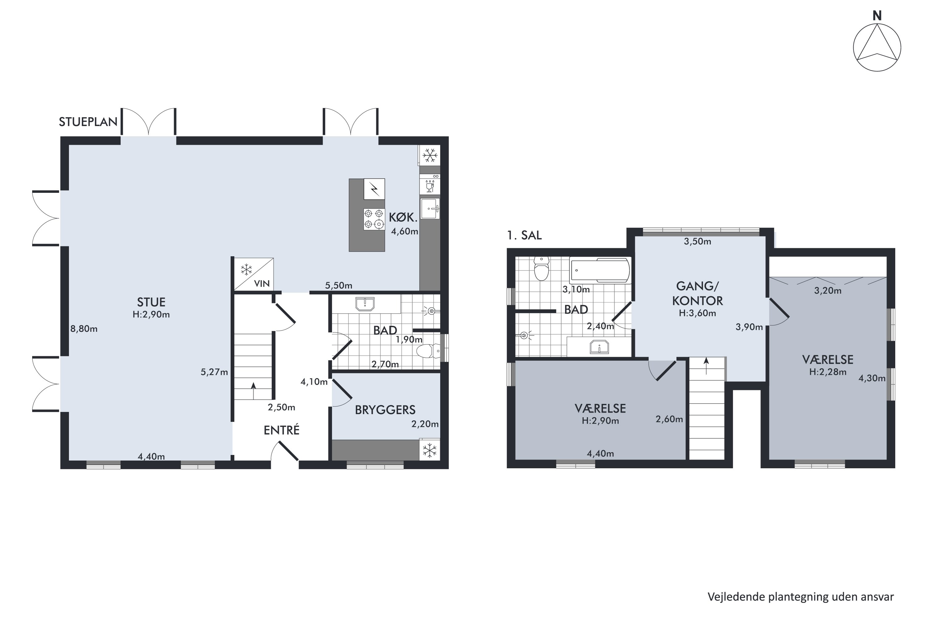 Plantegninger billede af Daphnesvej 23, Østerby, 9990 Skagen