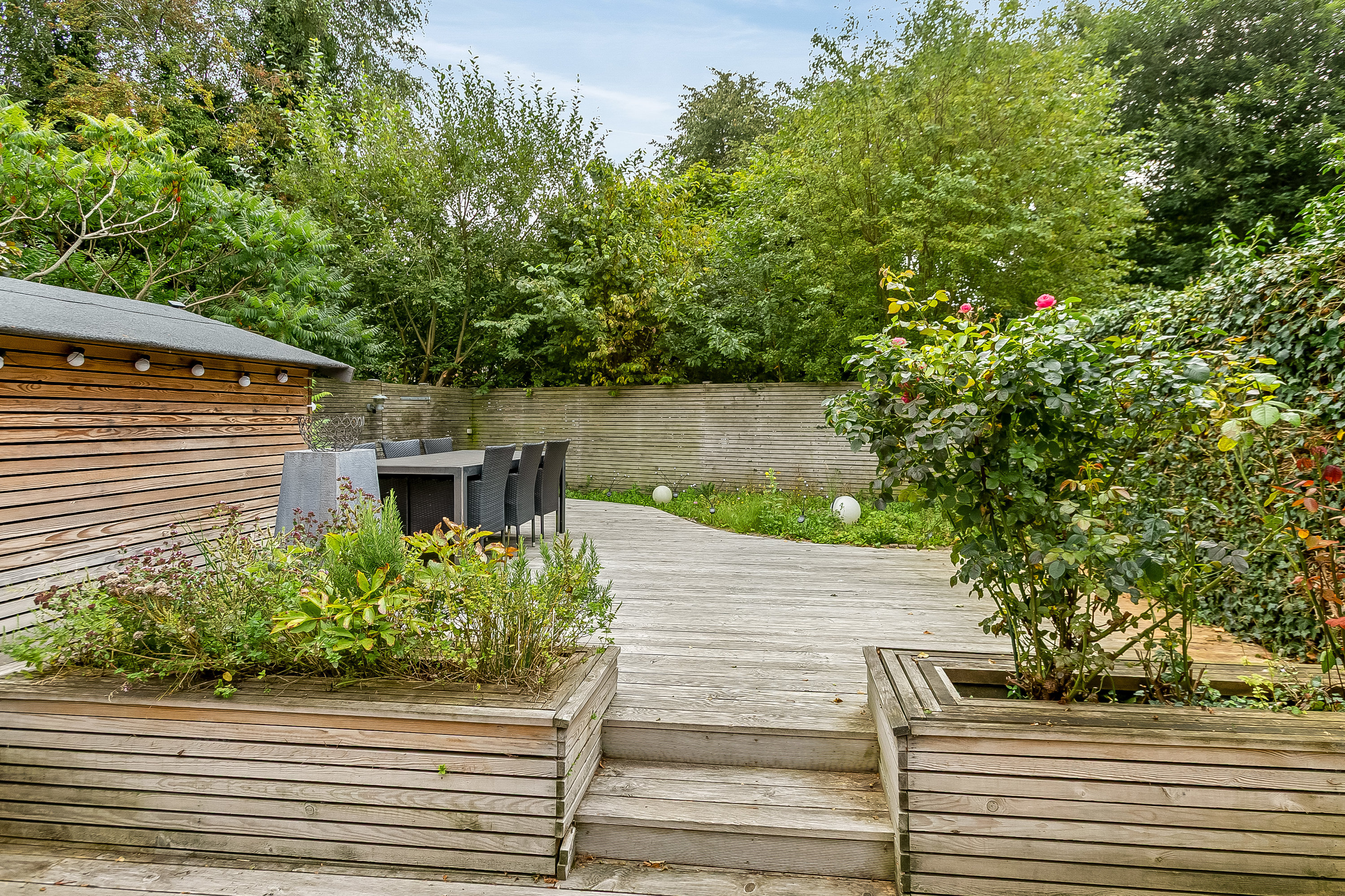 Fremhævet terrasse billede i fuldskærmstilstand. Billede af Grønnegade 6, 6000 Kolding