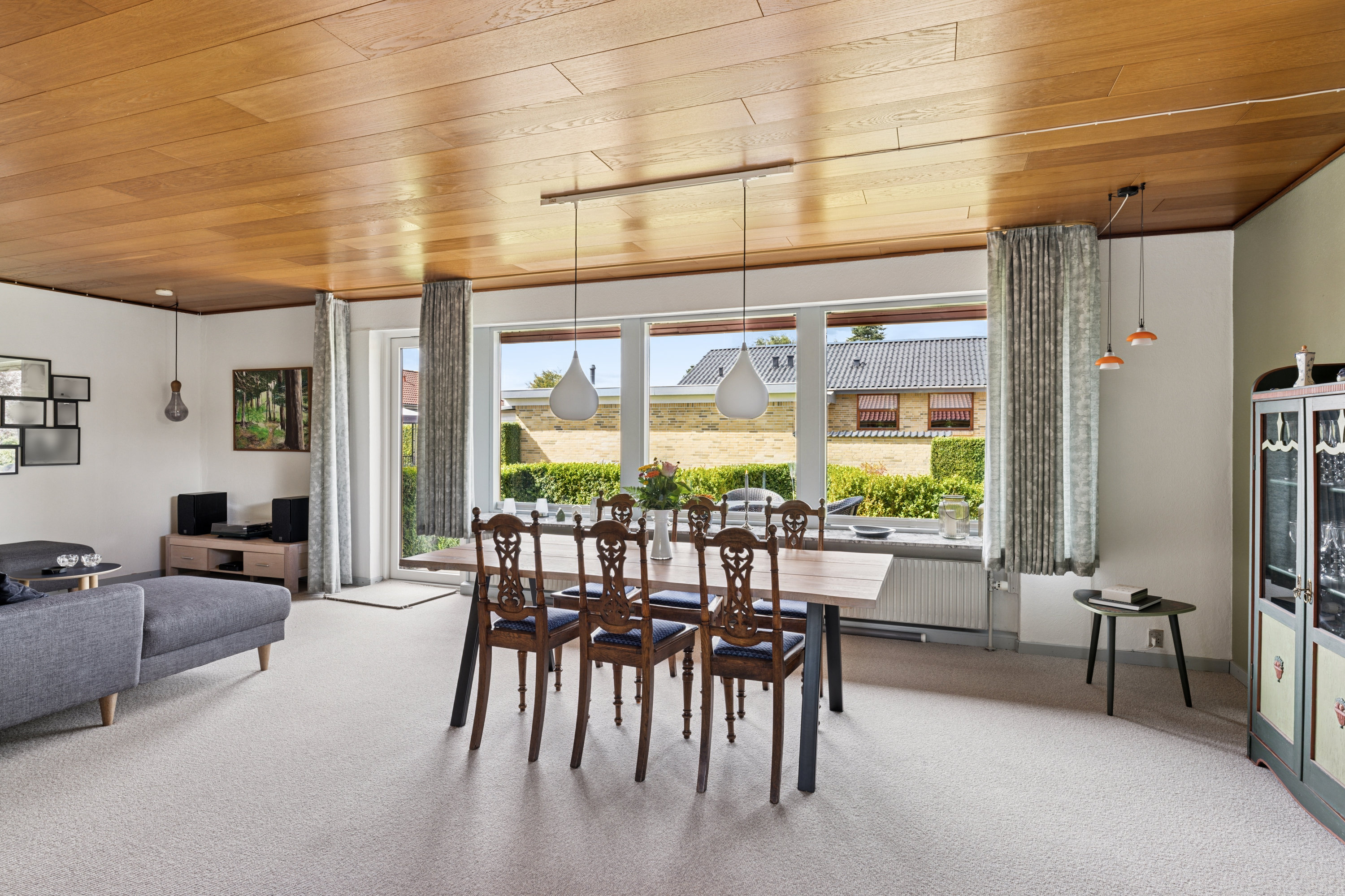 Fremhævet stue billede i fuldskærmstilstand. Billede af Norupvej 9, Vammen, 8830 Tjele