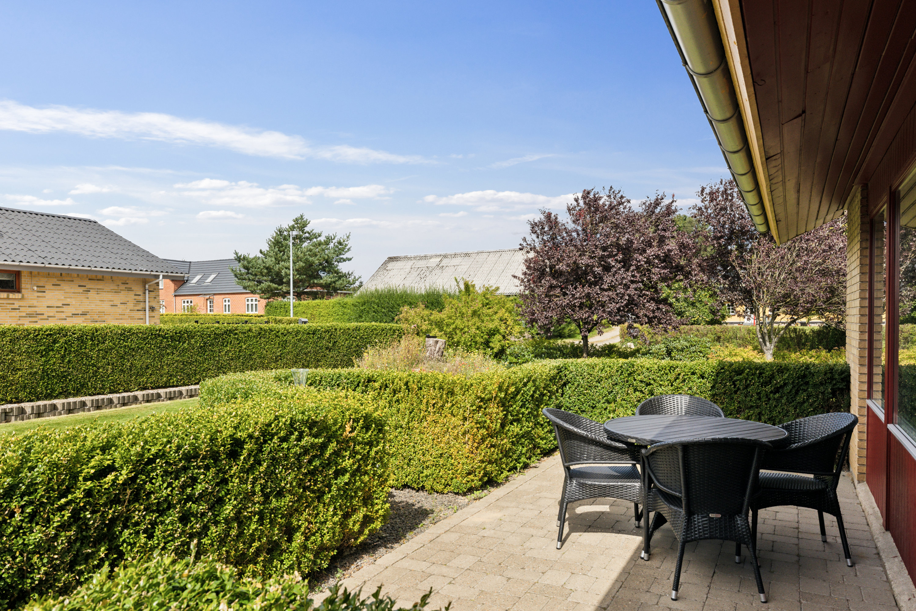 Fremhævet terrasse billede i fuldskærmstilstand. Billede af Norupvej 9, Vammen, 8830 Tjele