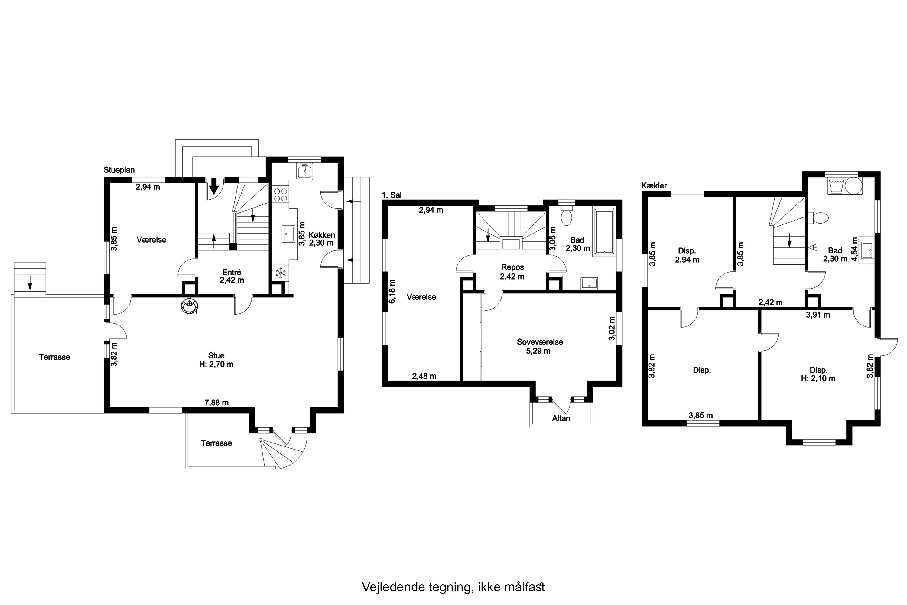 Plantegninger billede af Kirsten Kimers Vej 10, 2300 København S