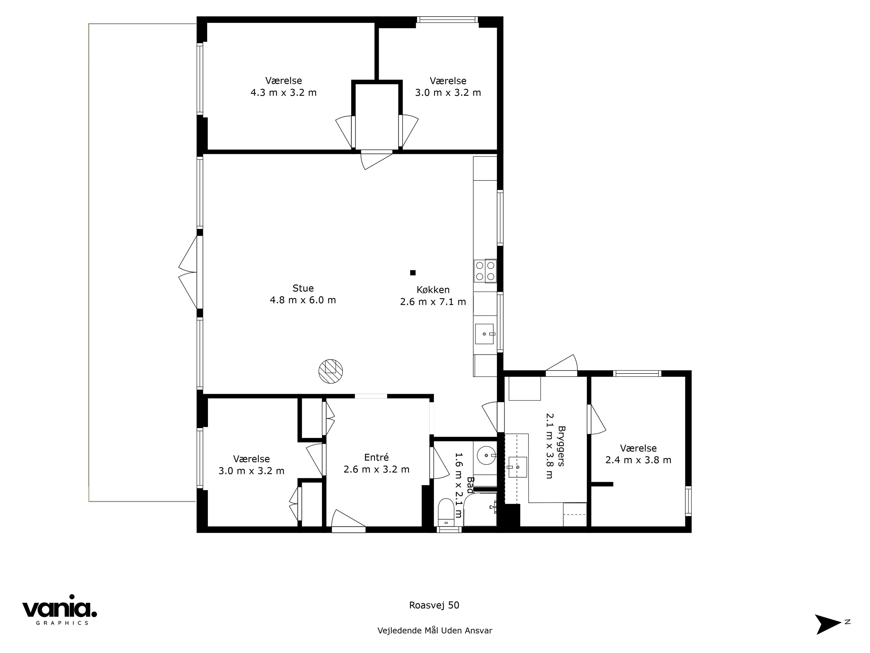 Plantegninger billede af Roasvej 50, 2750 Ballerup
