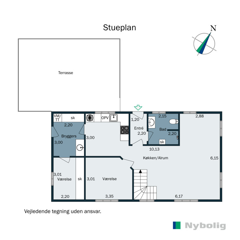 Plantegninger billede af Andstvej 2, 6621 Gesten