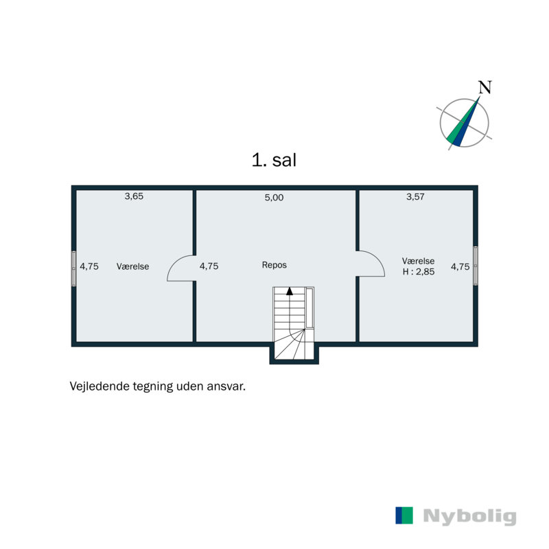 Plantegninger billede af Andstvej 2, 6621 Gesten
