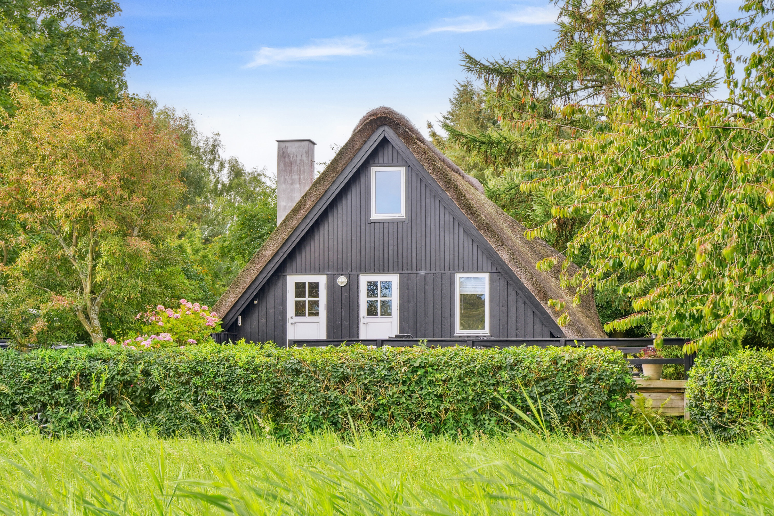 Fremhævet set fra haven billede i fuldskærmstilstand. Billede af Botoften 47, Botofte, 5953 Tranekær