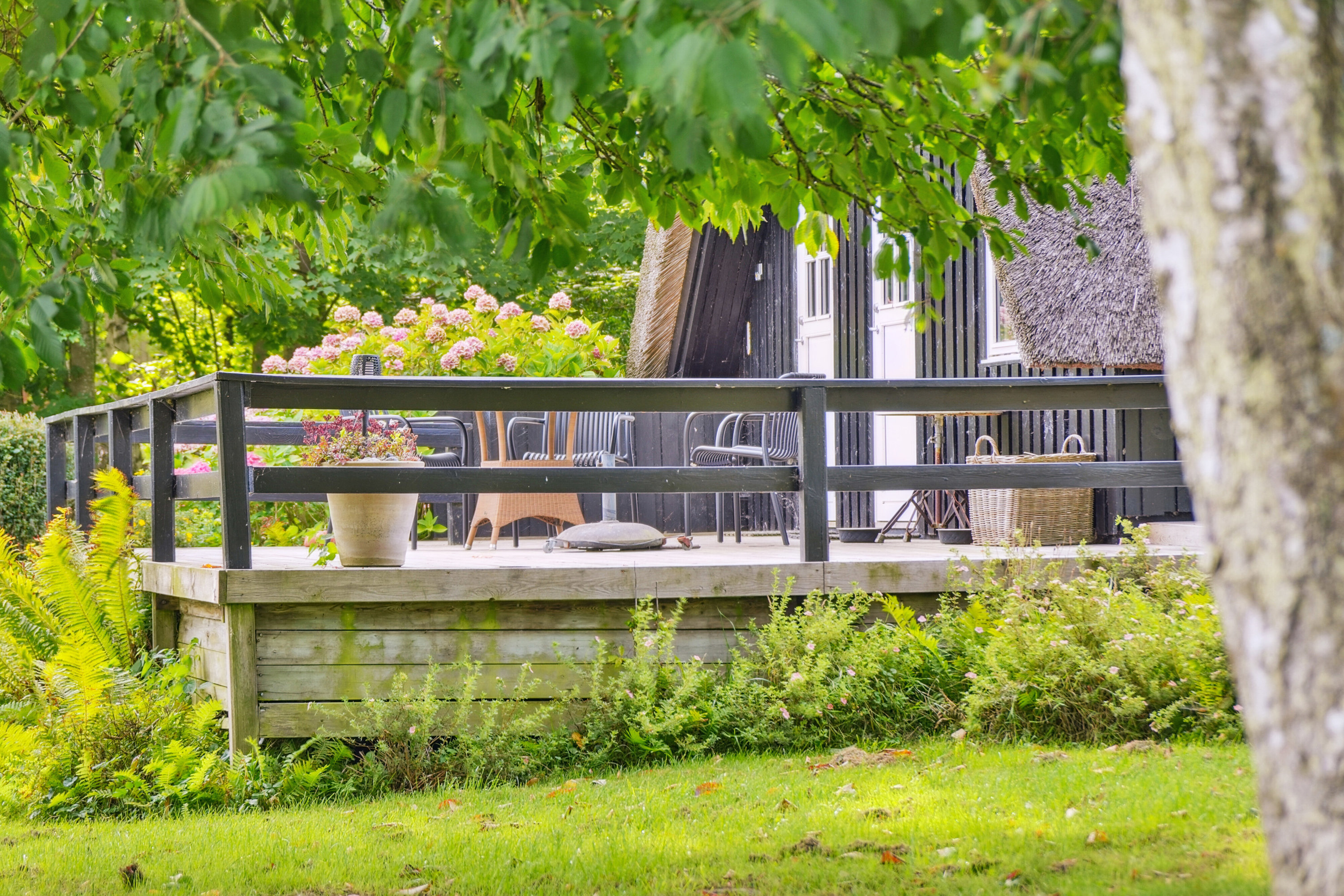 Fremhævet set fra haven billede i fuldskærmstilstand. Billede af Botoften 47, Botofte, 5953 Tranekær