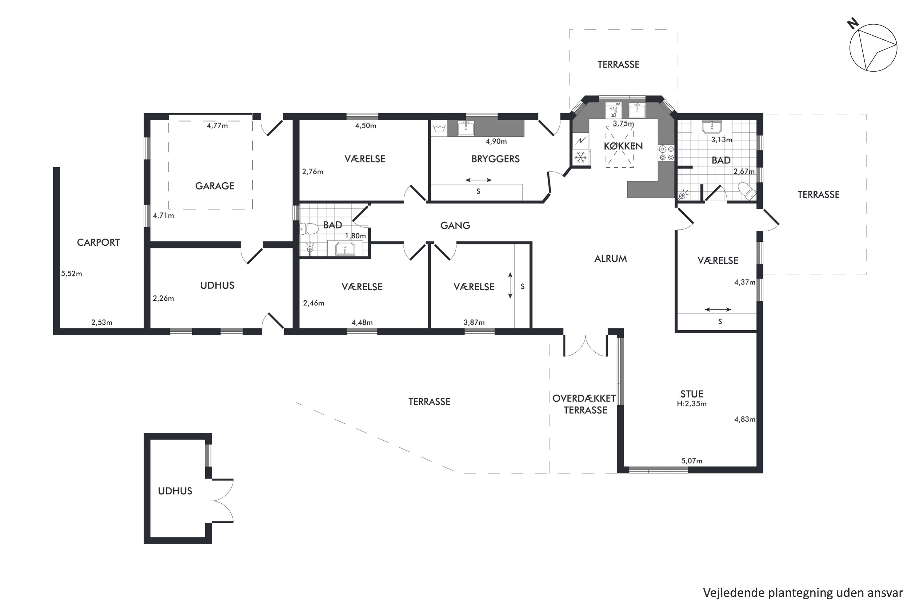 Plantegninger billede af Snerlevej 5, 7850 Stoholm Jyll