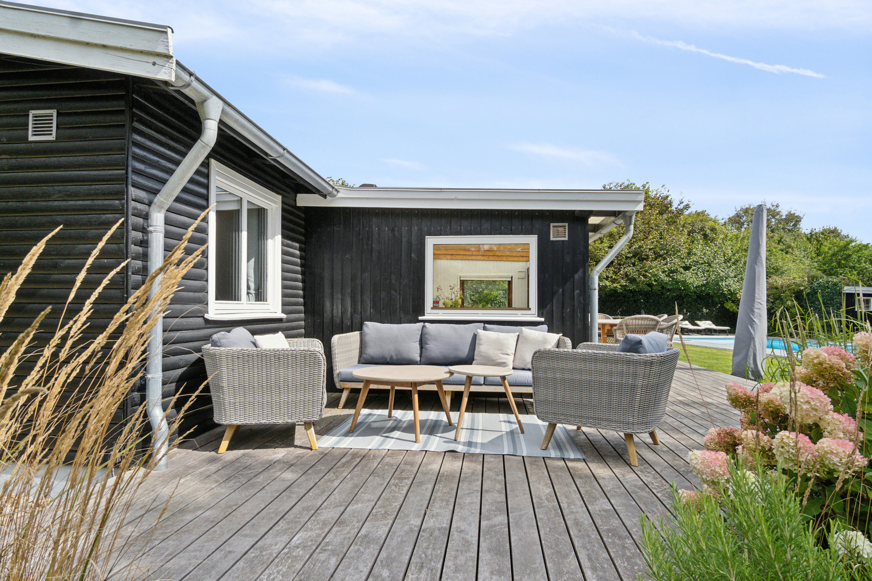 Fremhævet terrasse billede i fuldskærmstilstand. Billede af Klintevej 28, Hald Strand, 3390 Hundested